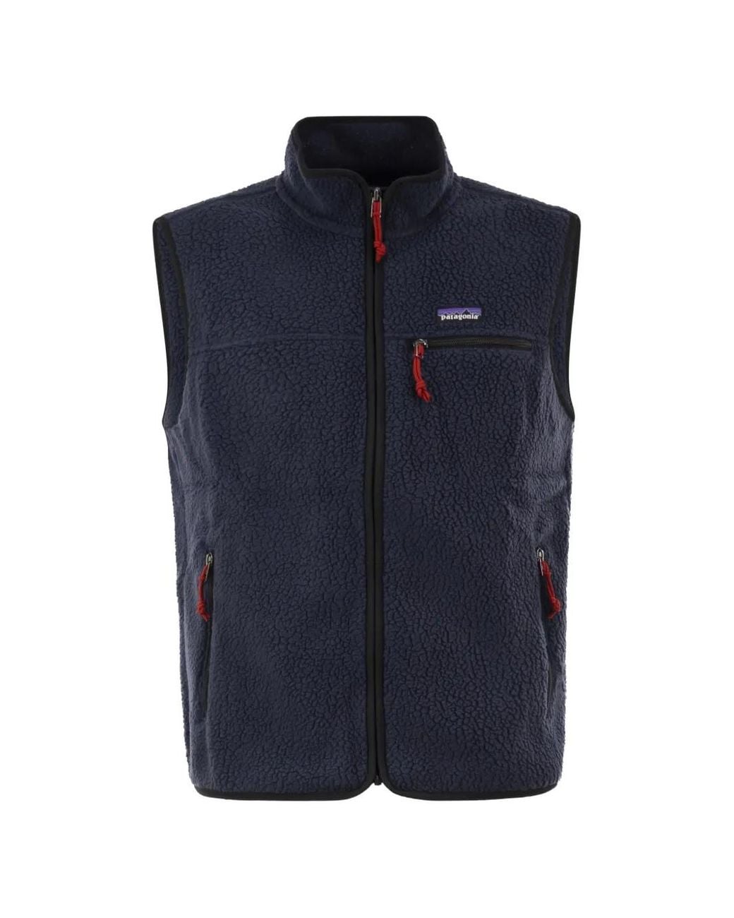 Patagonia Blue Retro Fleece Vest for men