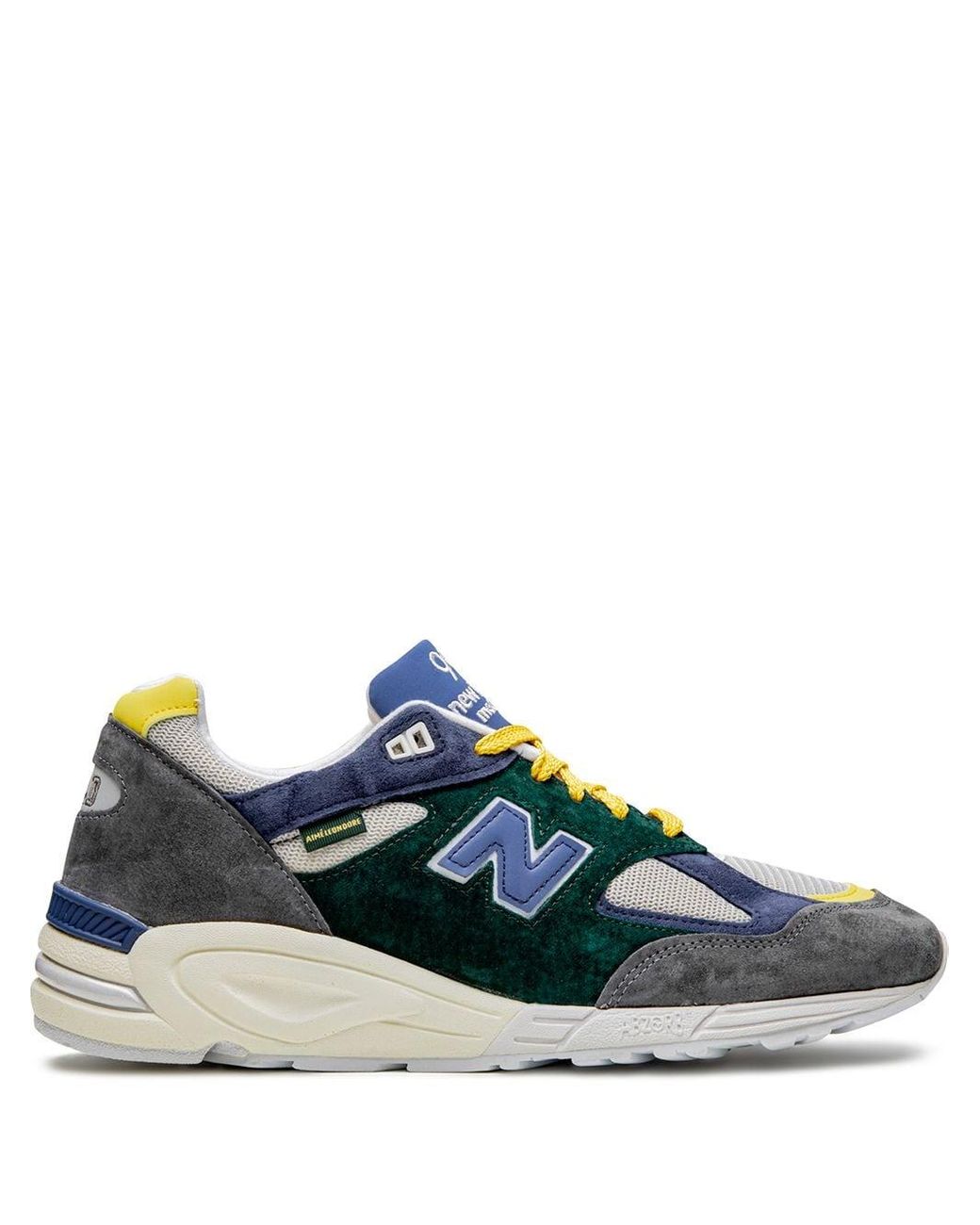 New Balance X Aime Leon Dore 990 V2 Sneakers in Green for Men | Lyst