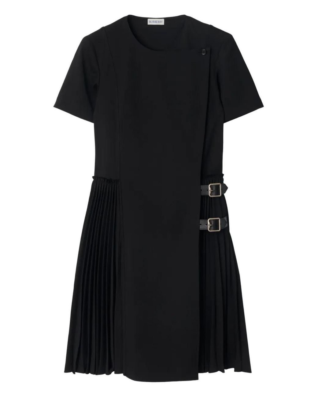 Burberry Black Short Wrap Dress