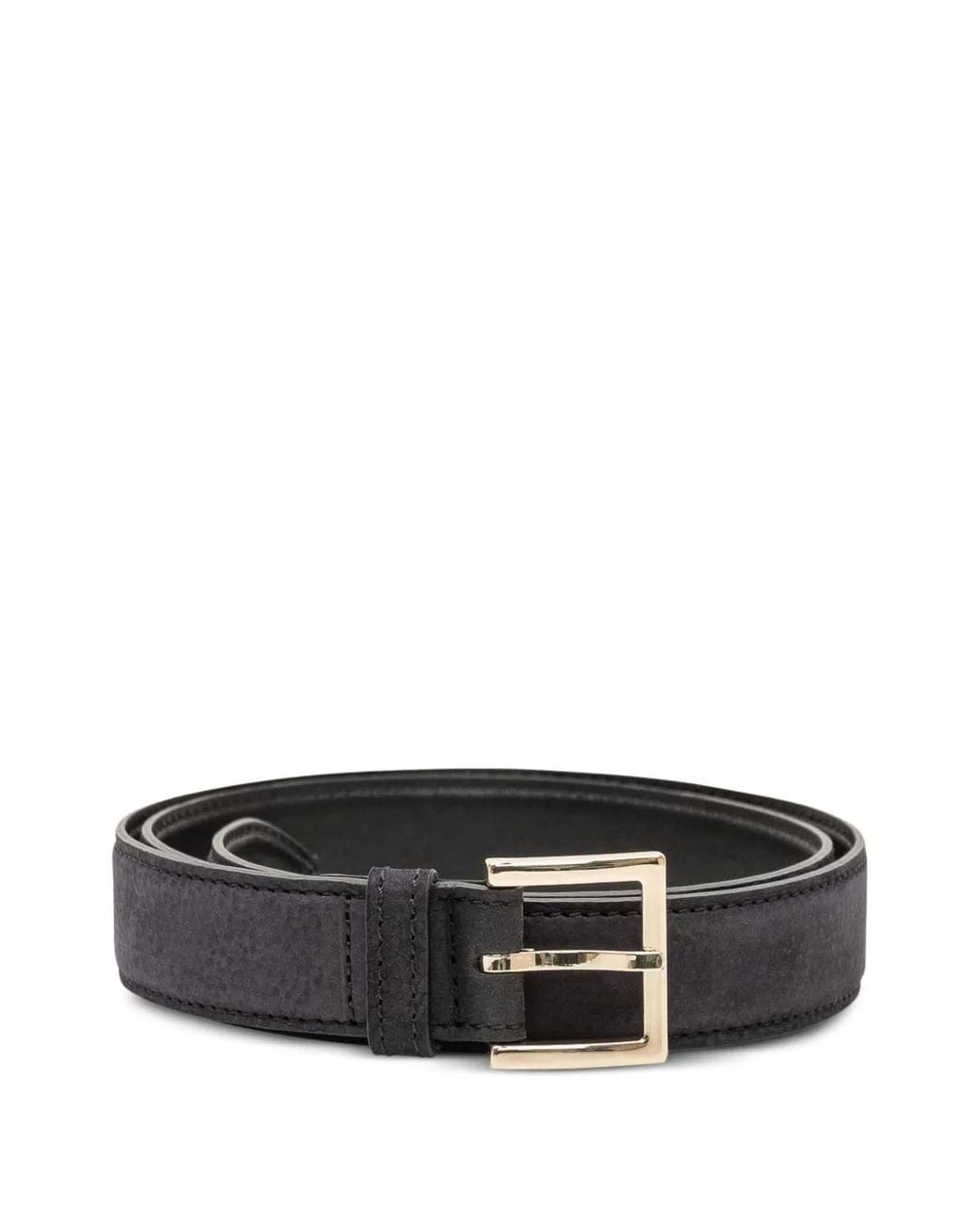 Orciani Black Nabucco Buckled Belt