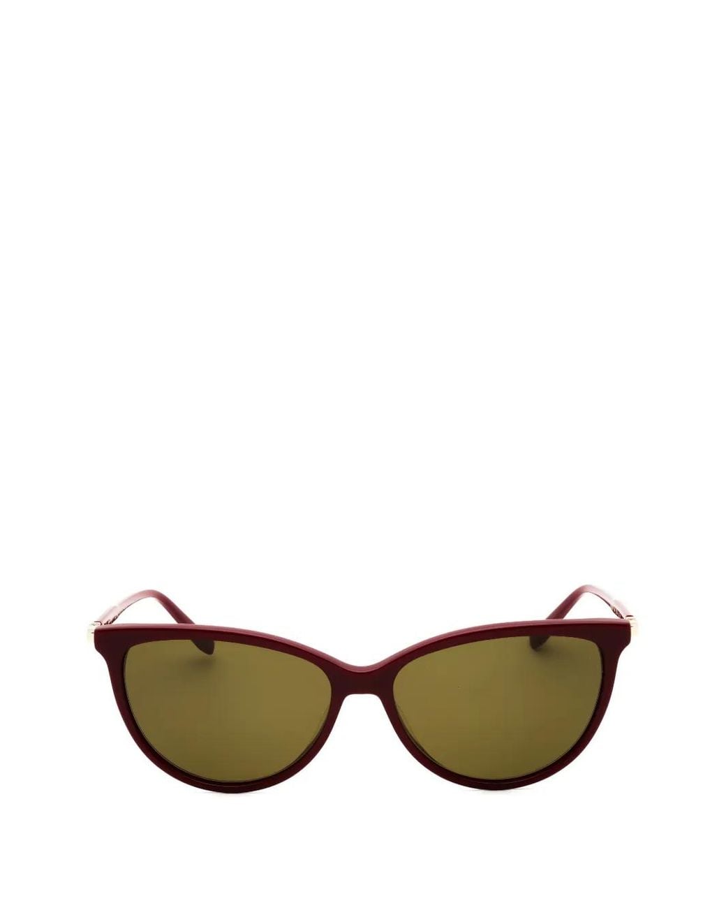 Ferragamo Green Cat-Eye Frame Sunglasses