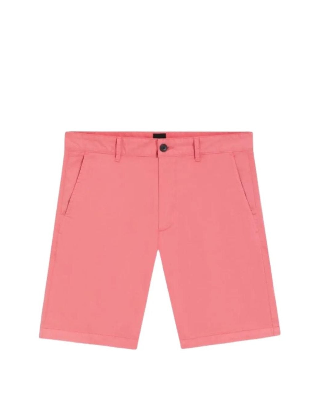 Boss Pink Slim-Fit Chino Shorts for men