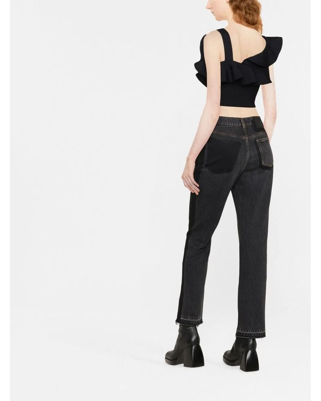McQueen Black Denim Cotton Jeans