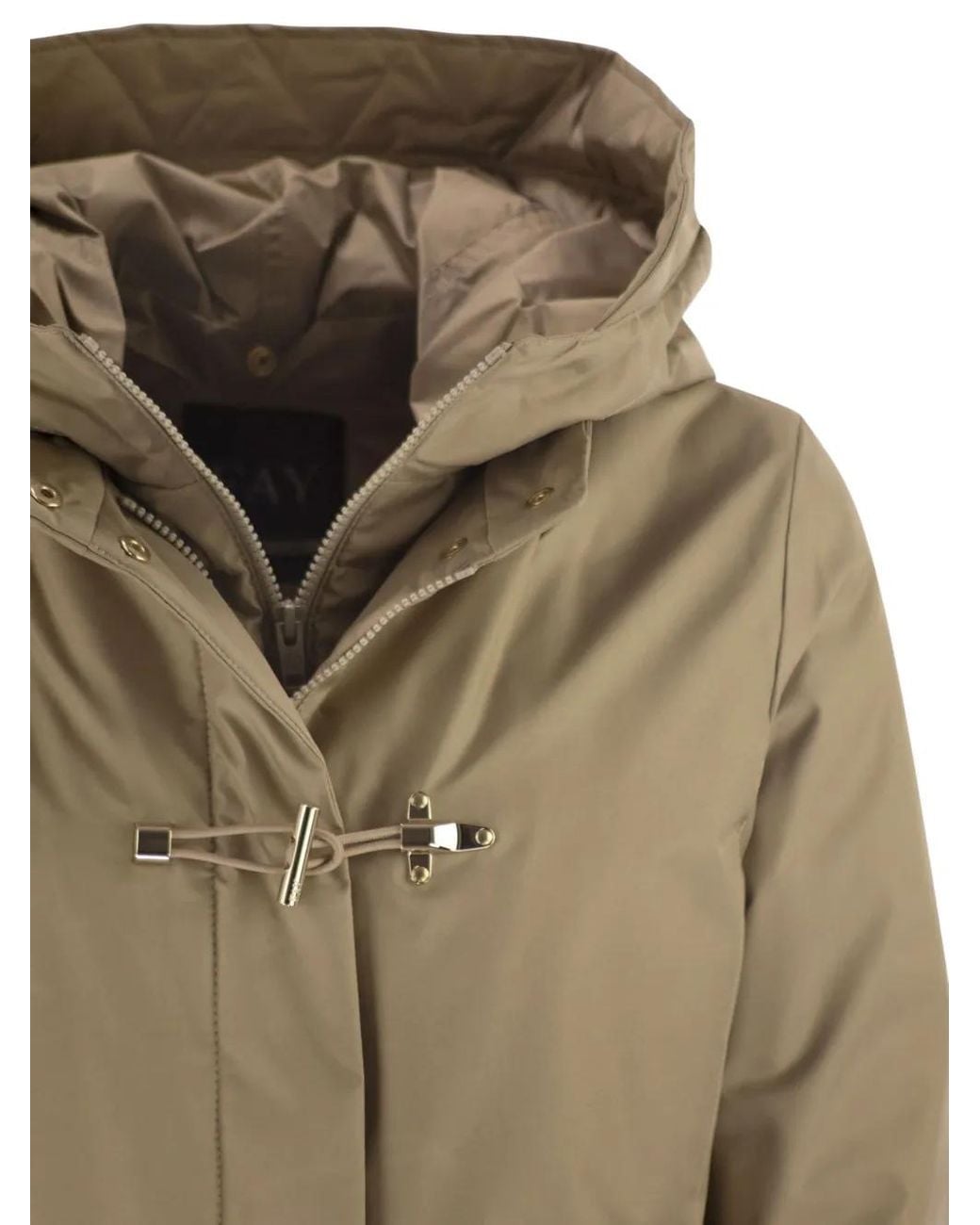 Fay Parka Met Capuchon in het Natural