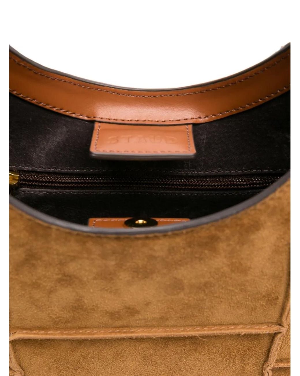 Staud Brown Moon Tote Bag