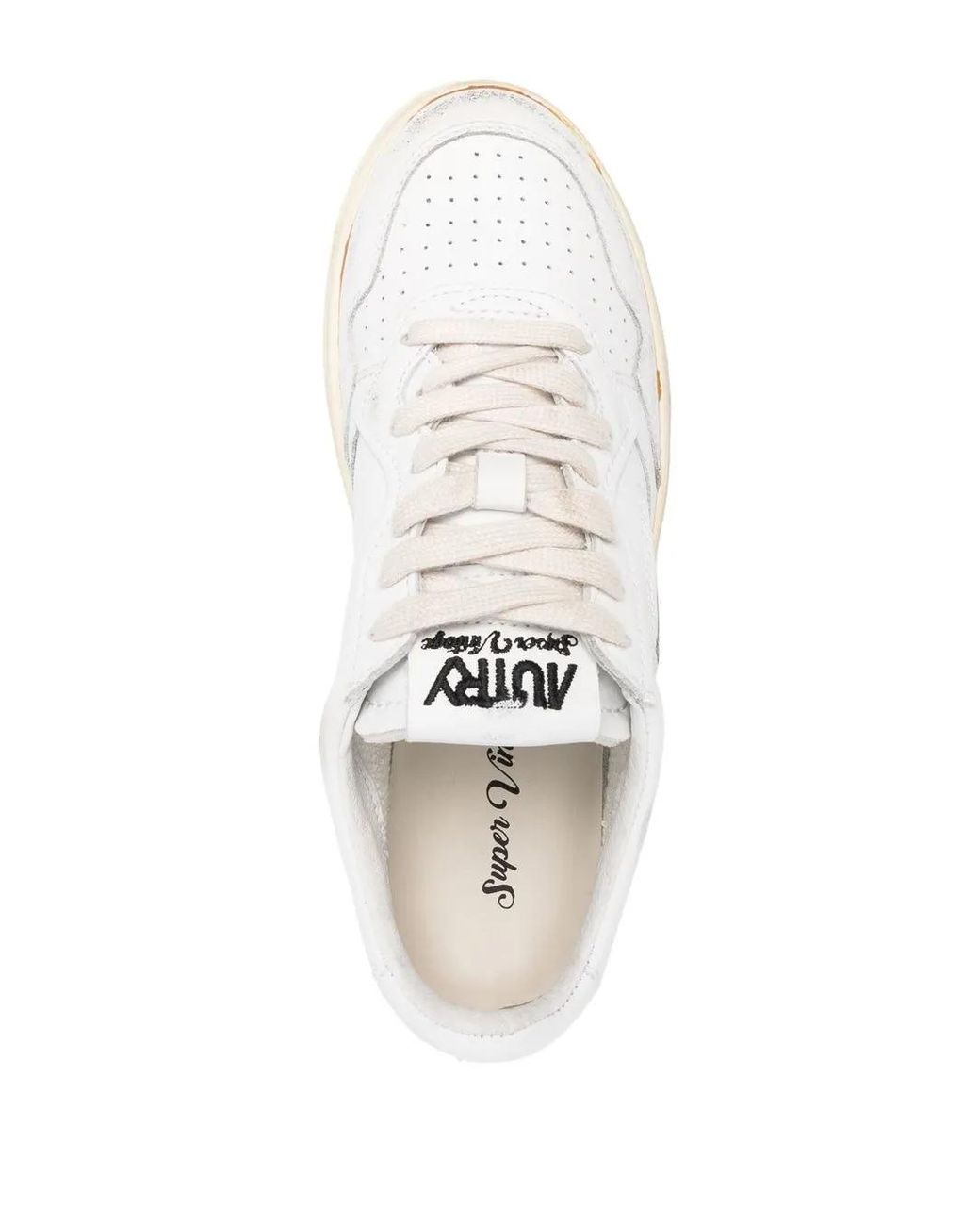 Autry White Medalist Sneakers