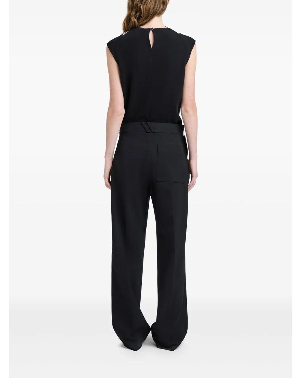 Proenza Schouler Black Prescott Top