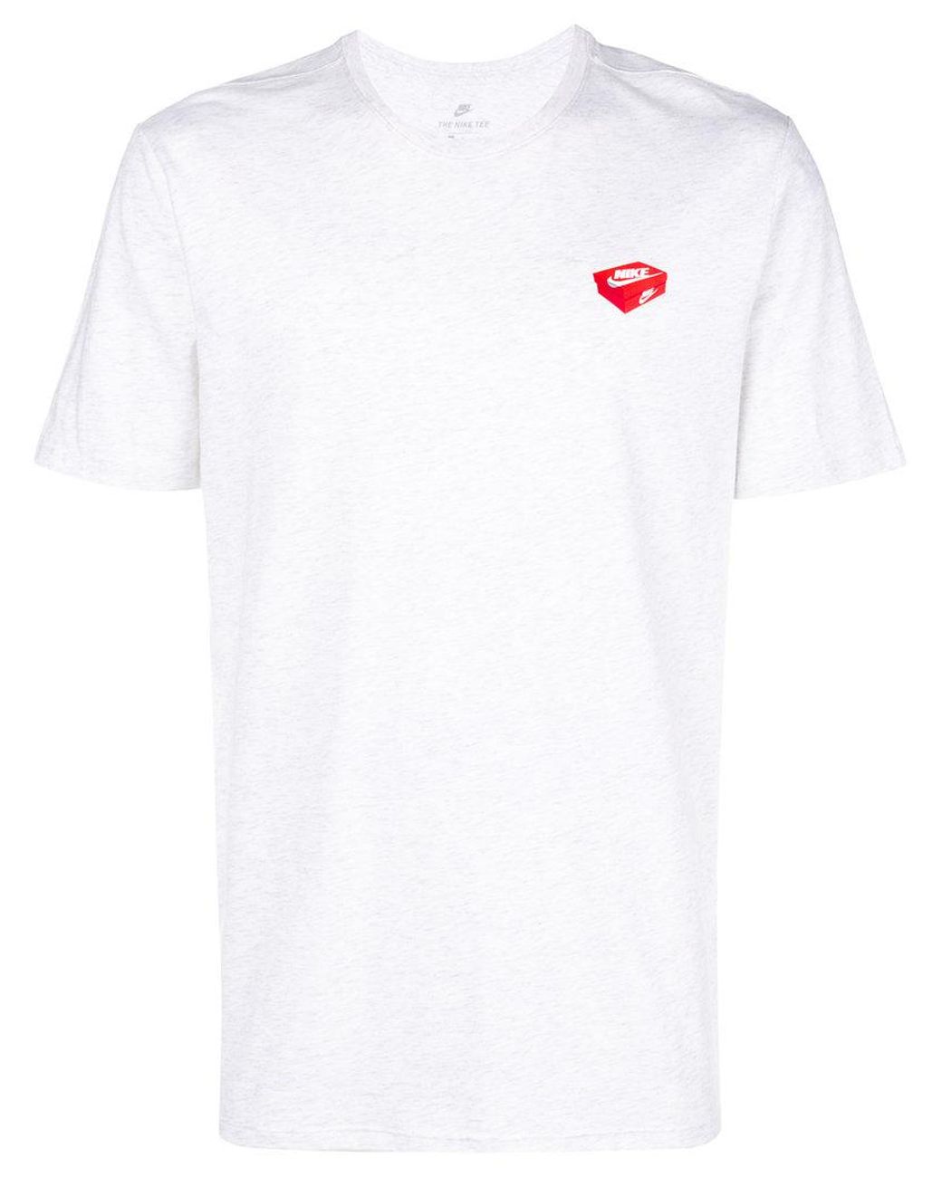 Nike Shoebox-print T-shirt in Grey for Men | Lyst UK