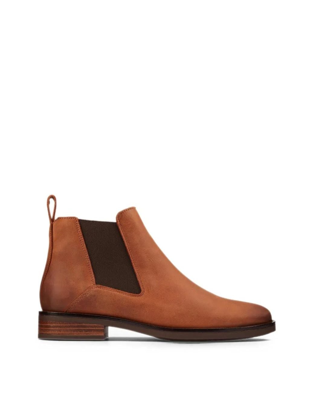 Clarks Brown Memi Top Chelsea Boots
