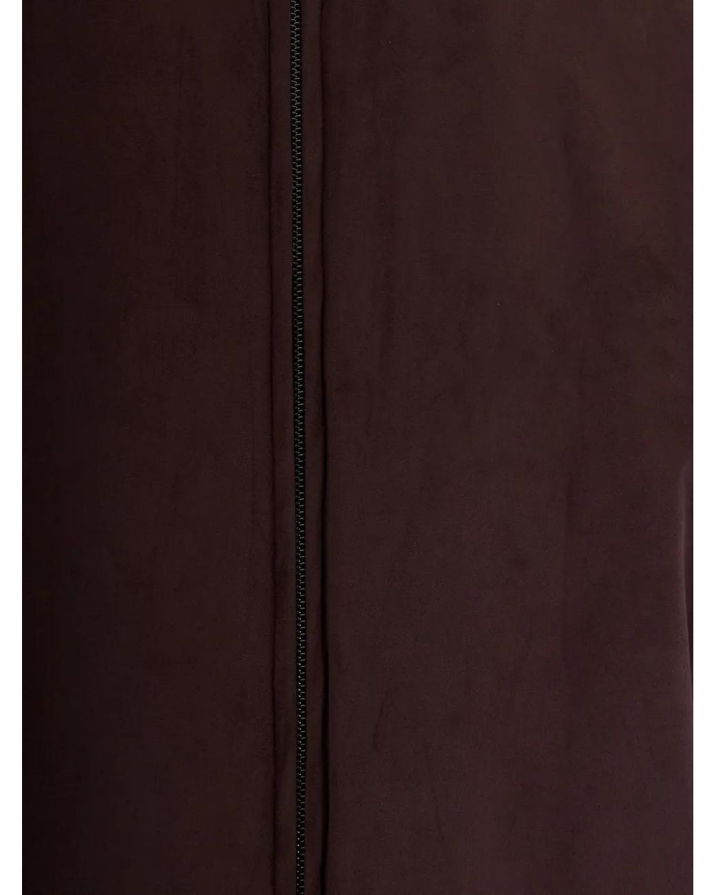 Herno Brown High-Neck Zip-Up Jacket for men