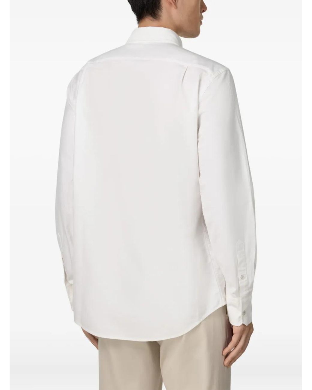 Boggi White Pocket Shirt for men