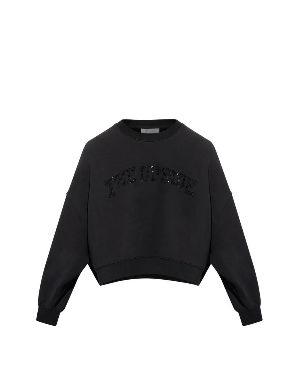 The Upside Black Paloma Crystal-Embellished Sweatshirt