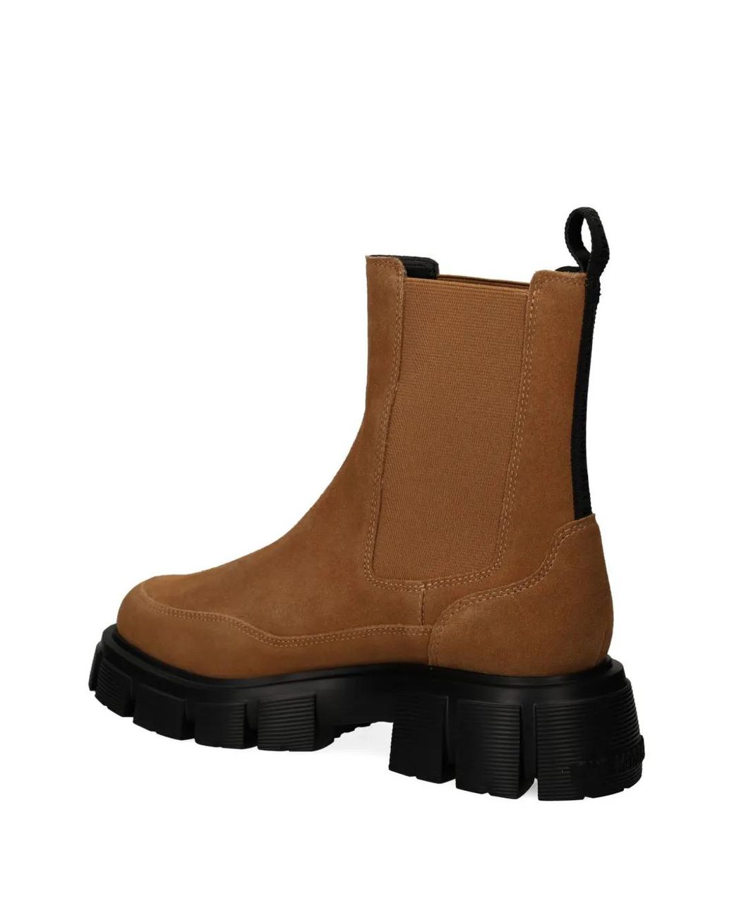 Love Moschino Brown Logo-Print Boots