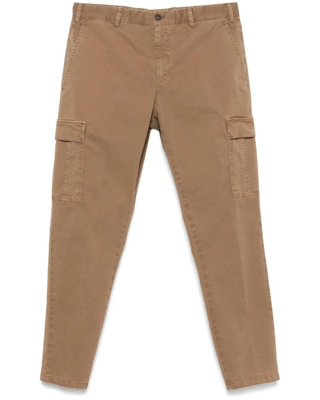 PT Torino Brown Rebel Cargo Pants for men
