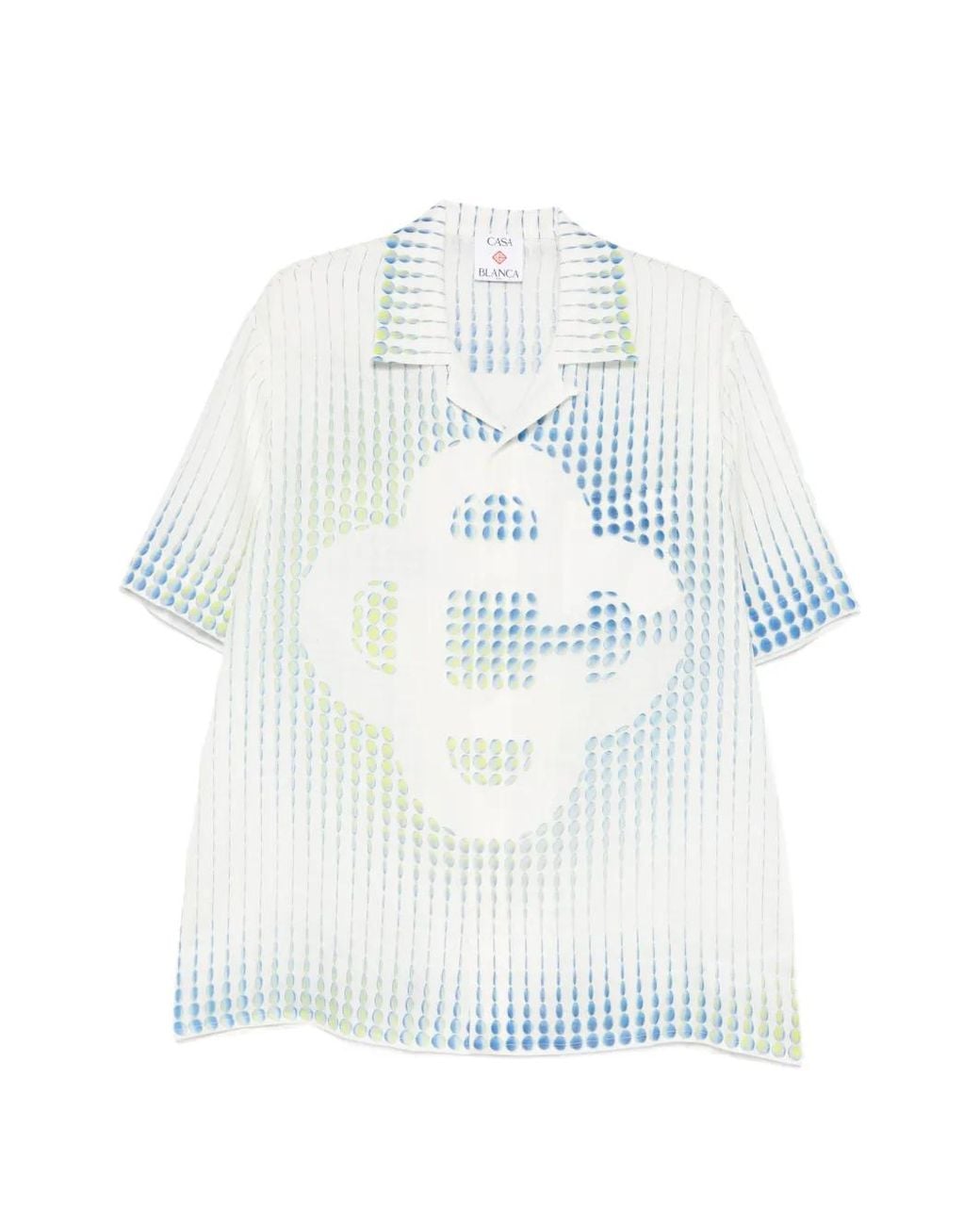 Casablanca White Shirt Ss Linen for men