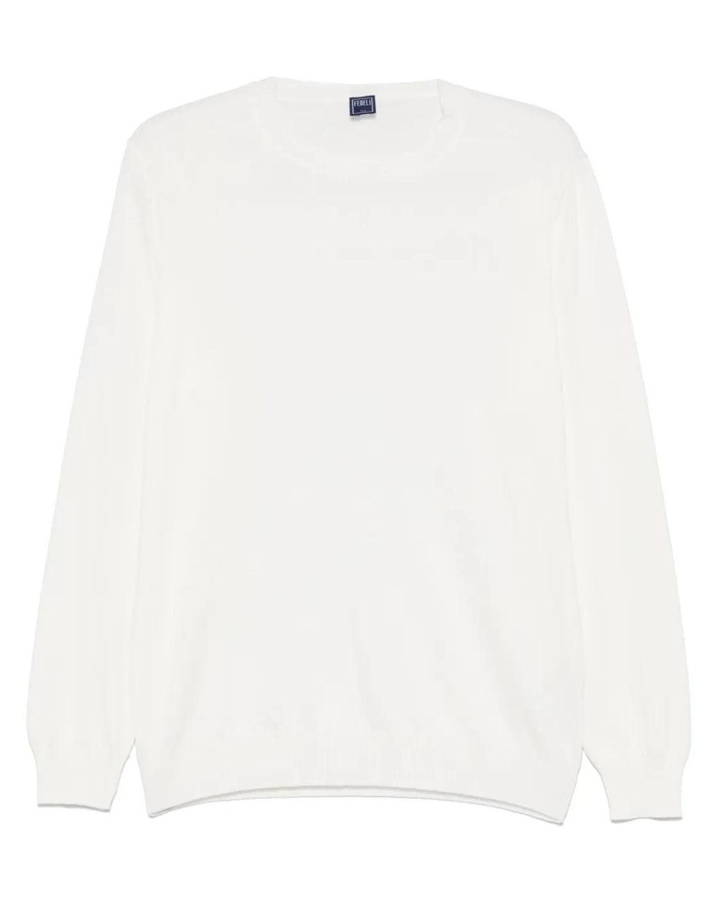 Fedeli White Argentina Sweater for men