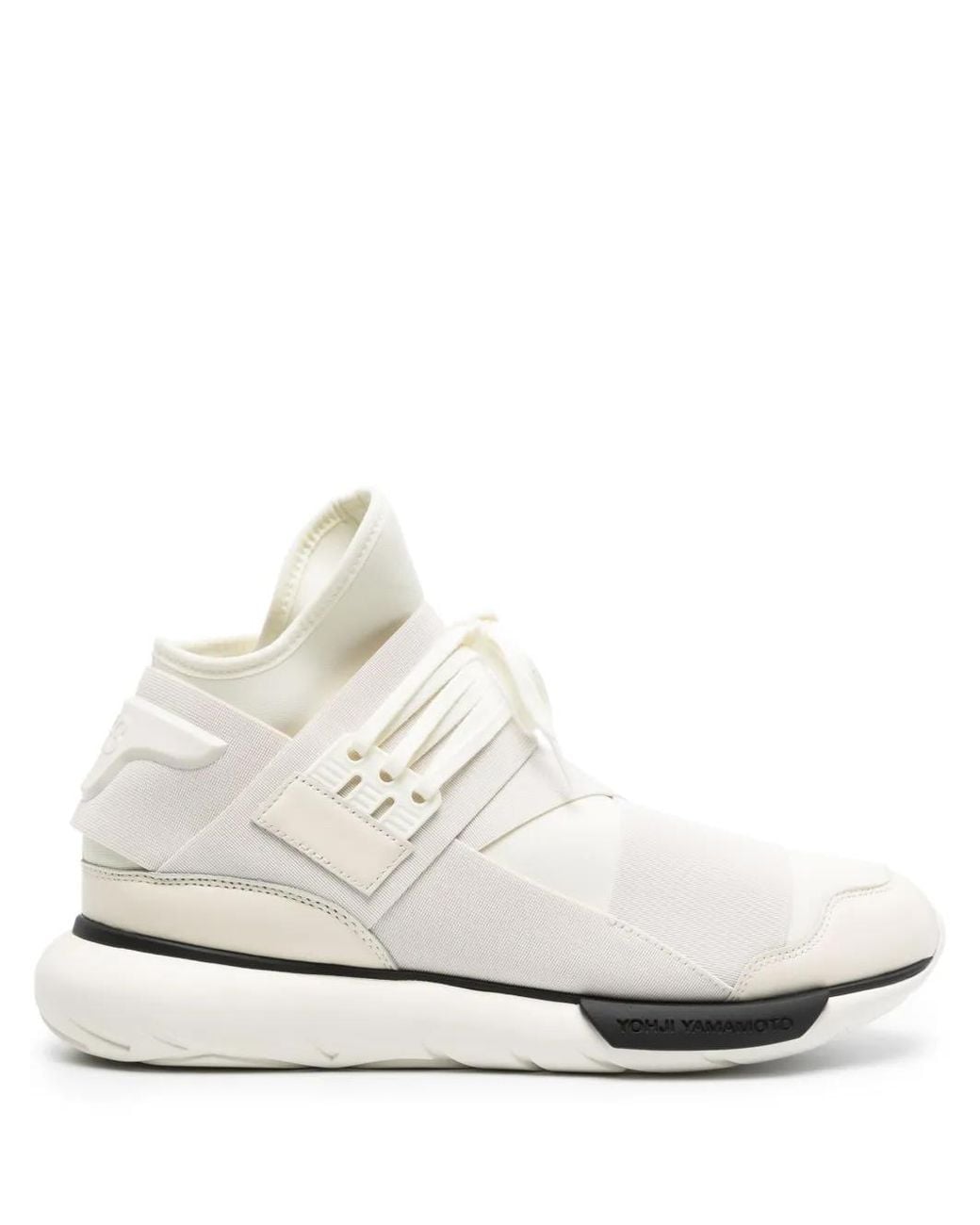 Y-3 White X Adidas Qasa High-Top Sneakers for men