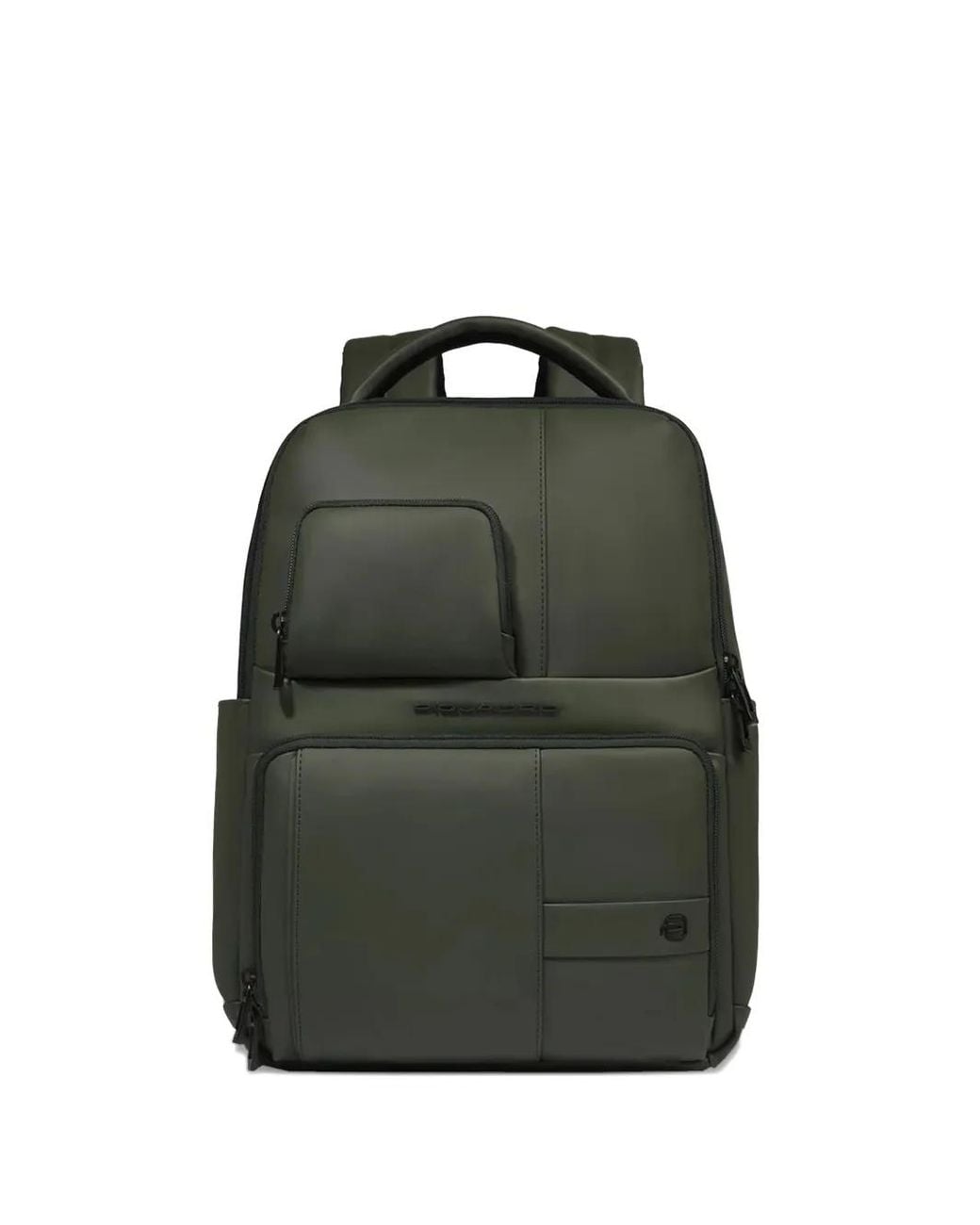 Piquadro Green Water-Resistant Backpack