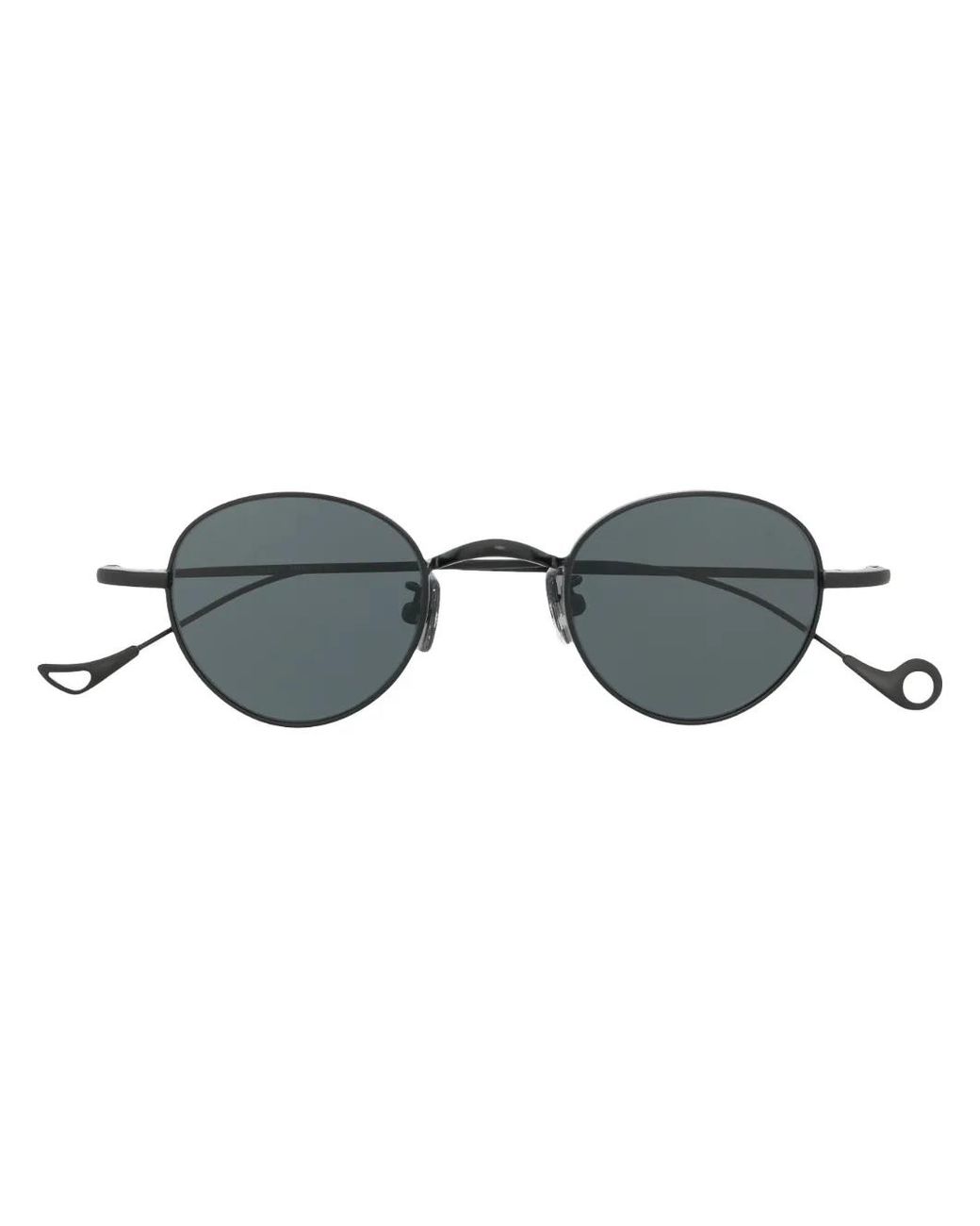 Eyepetizer Blue Tinted-Lenses Round-Frame Sunglasses