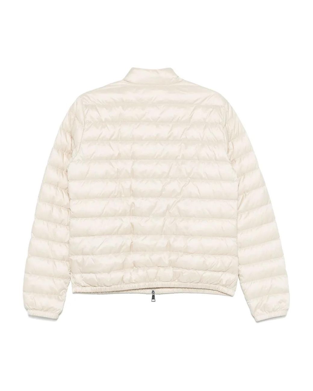 Moncler White Lans Short Down Jacket
