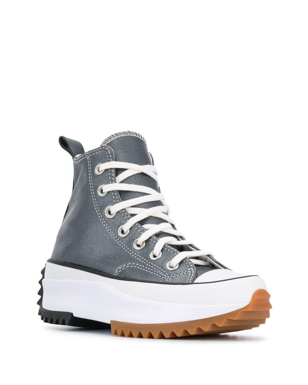 Converse Run Star Hike High-top Sneakers in Metallic | Lyst