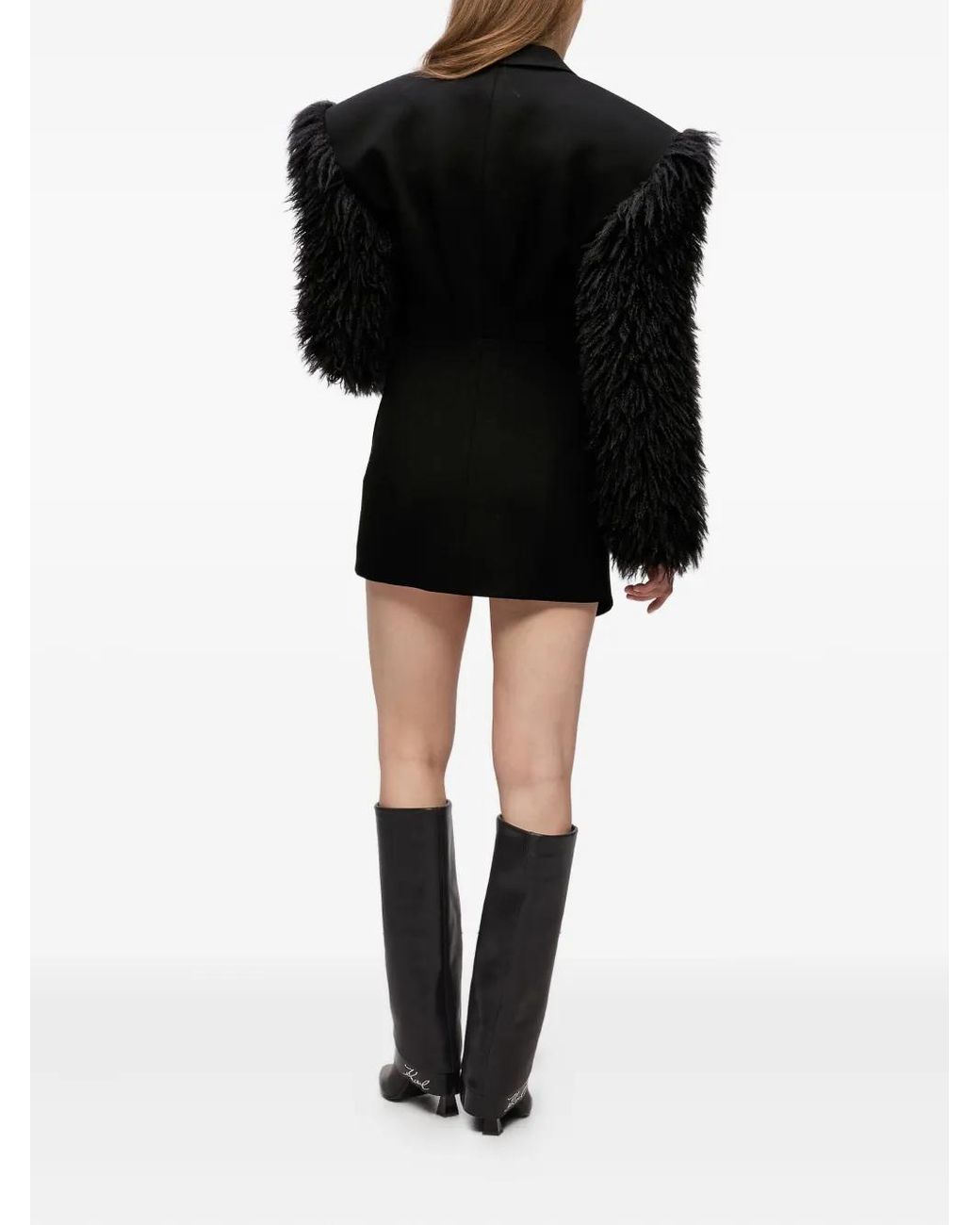 Karl Lagerfeld Black Karl Studio Blazer Dress