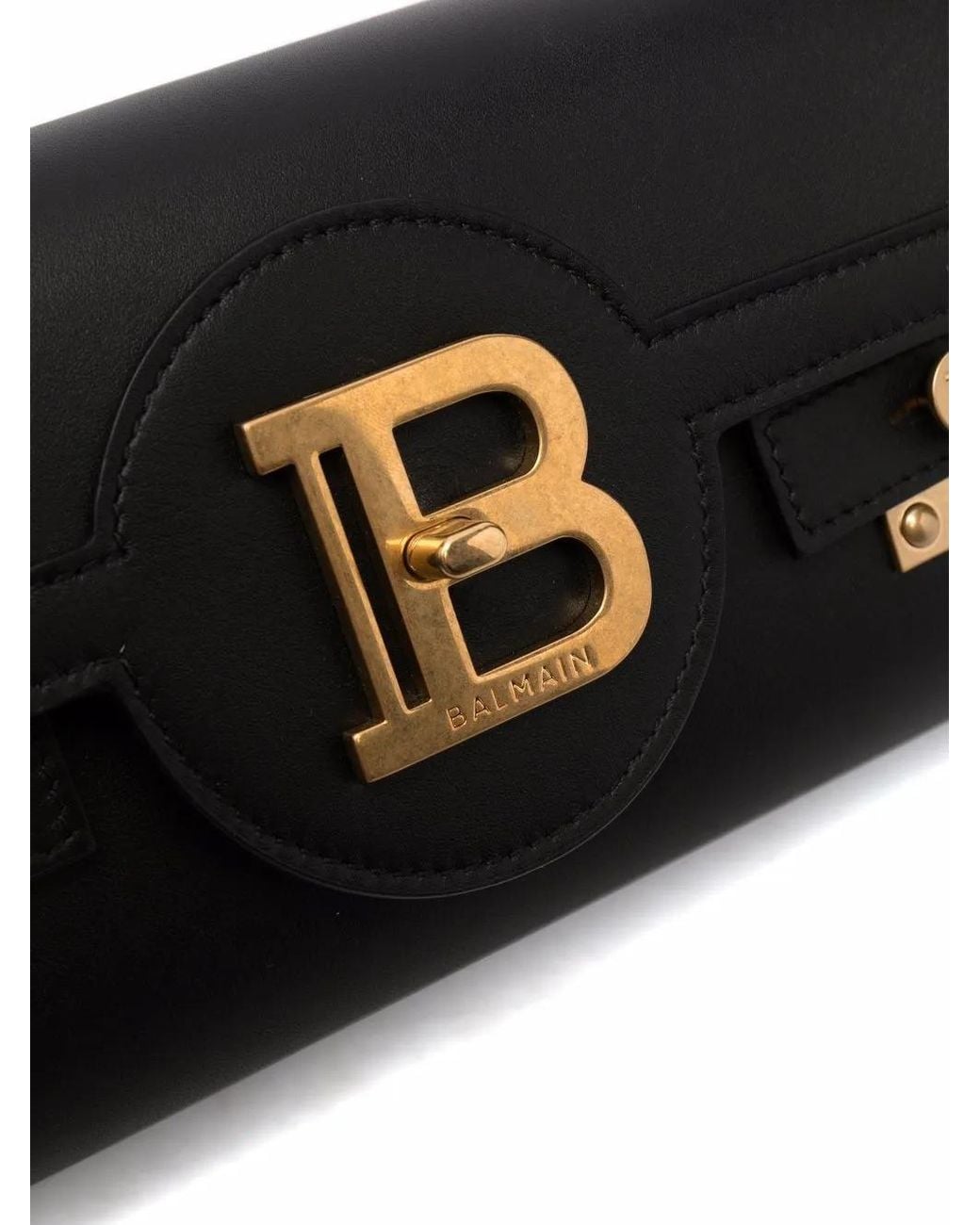 | Pochette B-Buzz 23 a tracolla in pelle di vitello | female | NERO | UNI di Balmain in Black