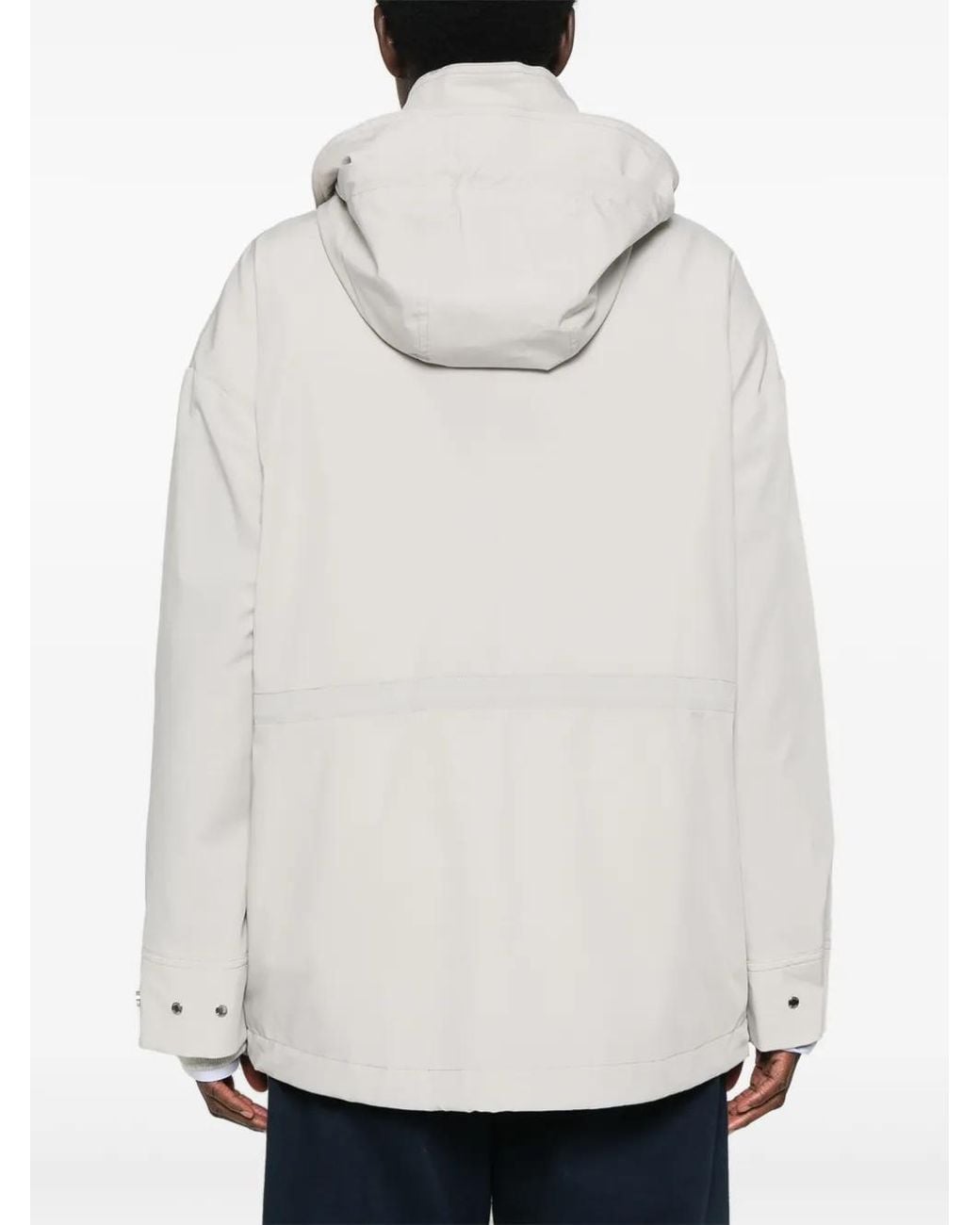 Moorer Gray Gala-Knp Hooded Jacket
