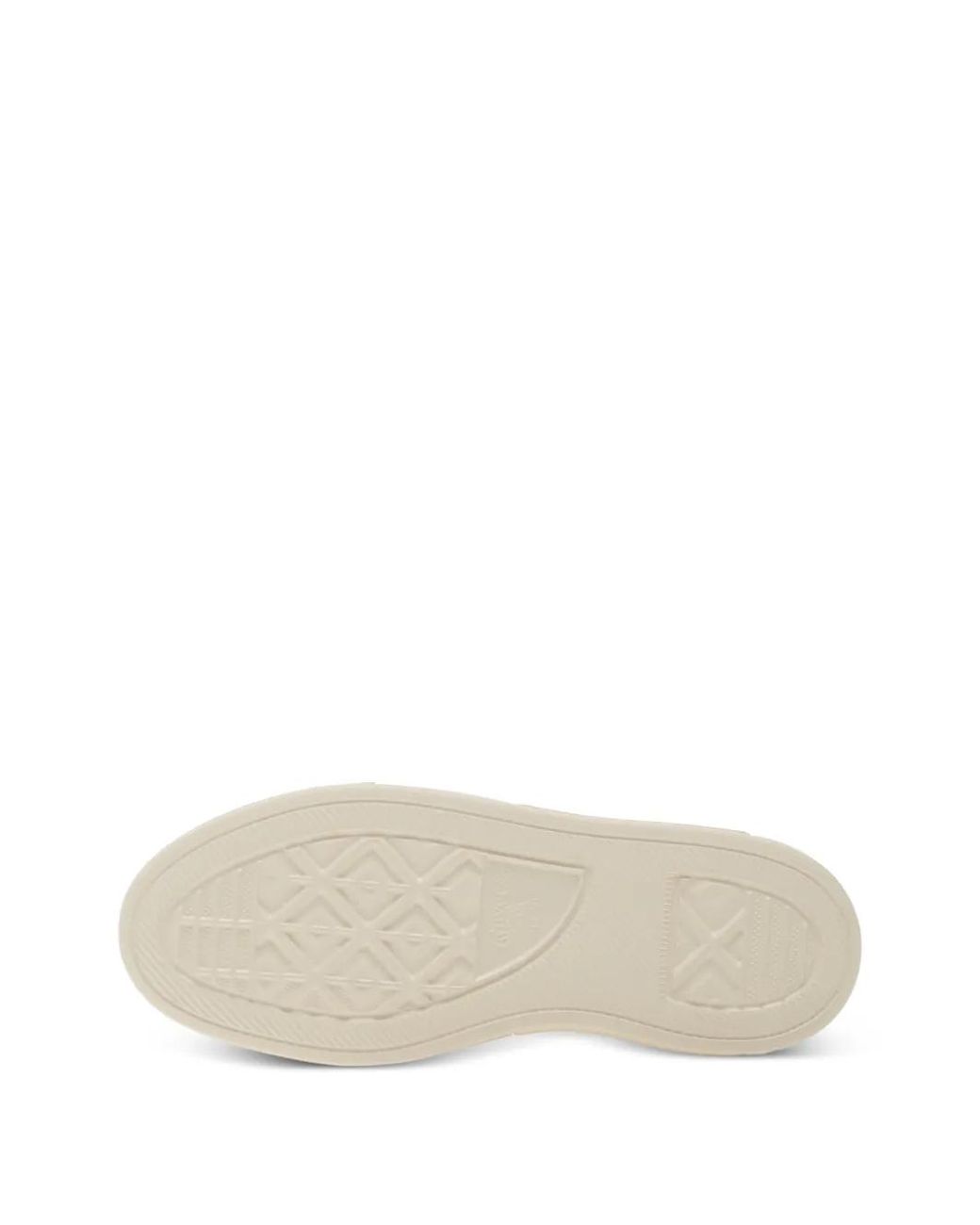 Converse Sneakers Met Plateauzool in het White