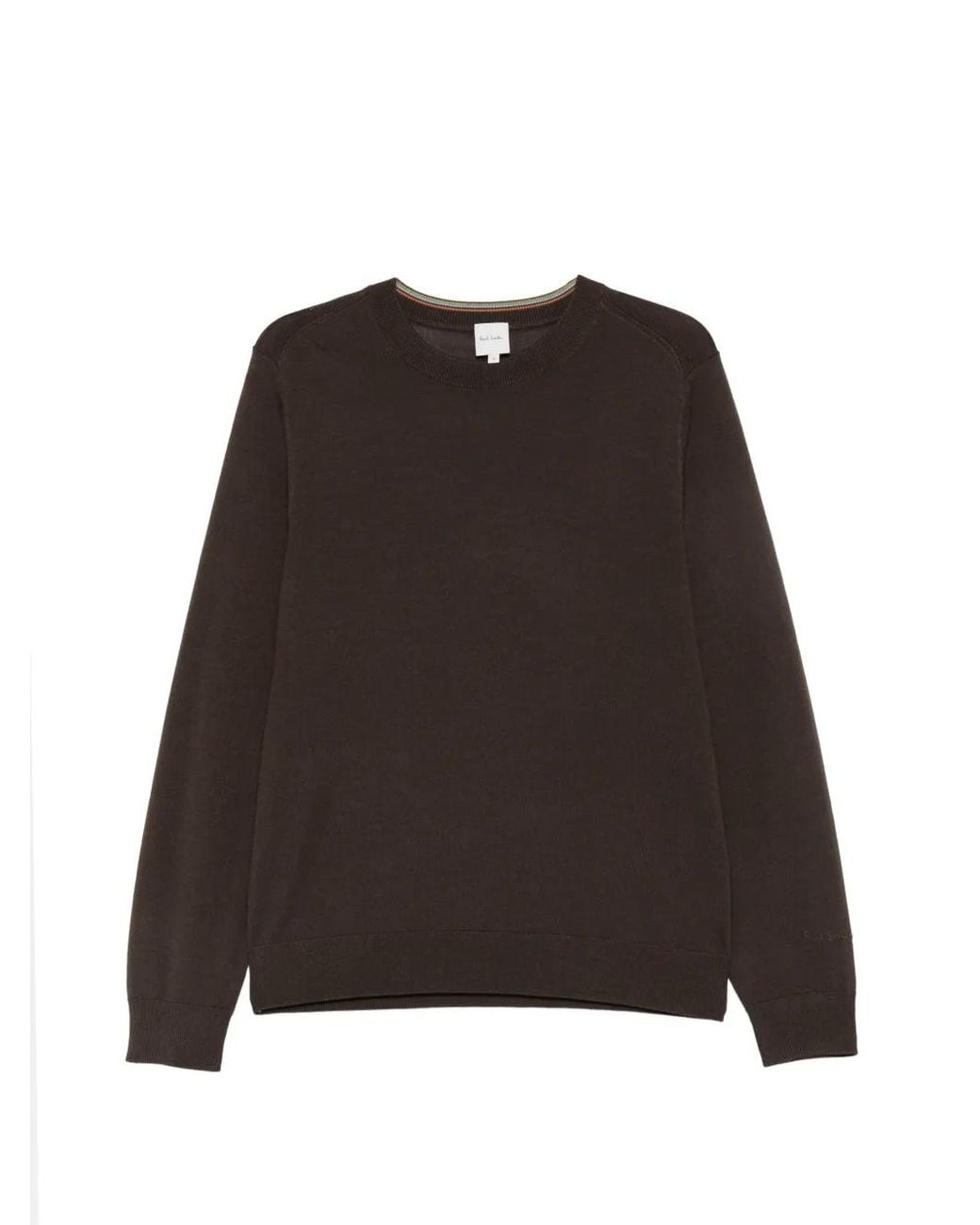 Paul Smith Brown Merino-Wool Crew-Neck Sweater for men