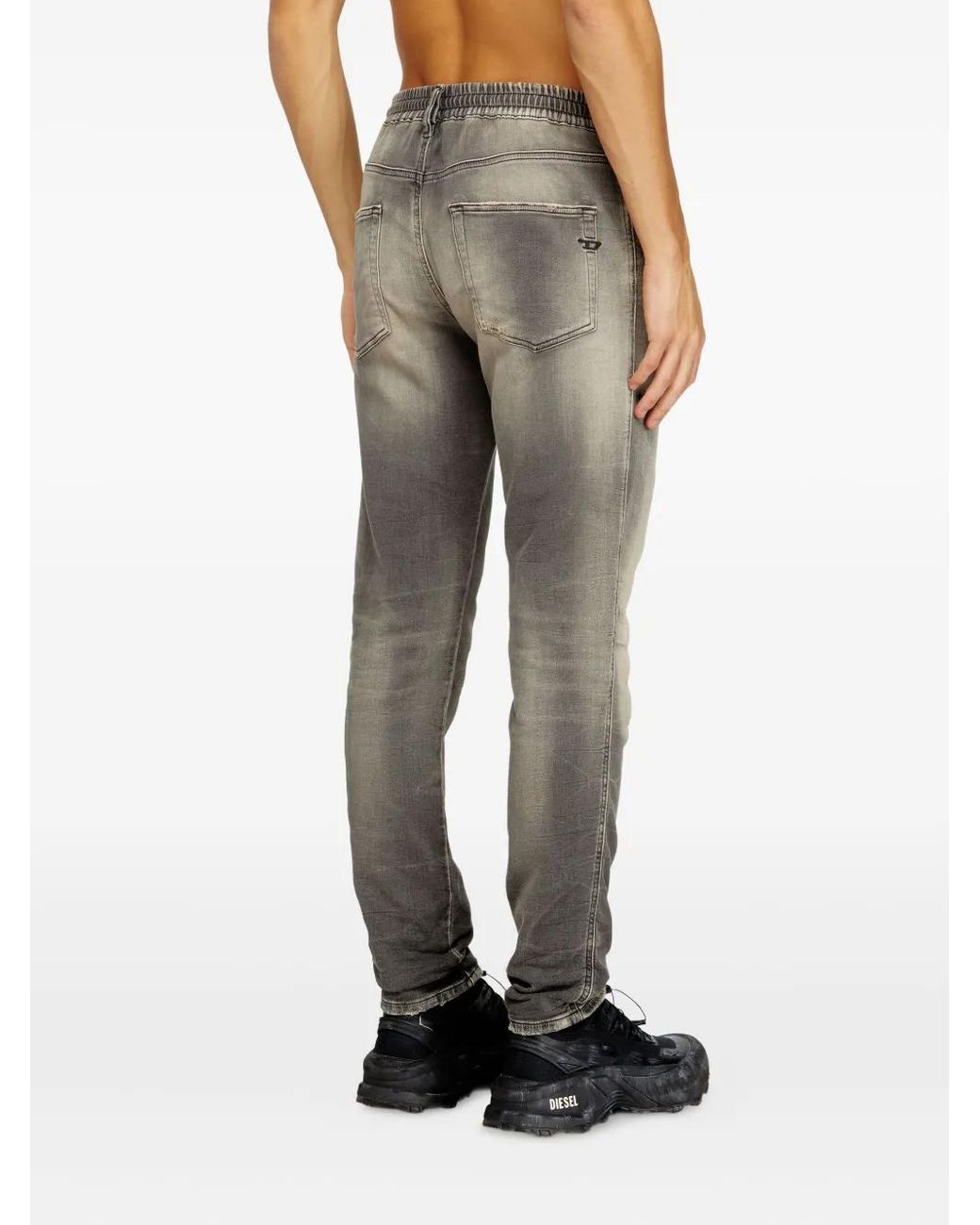 DIESEL Gray D-Strukt Jeans for men