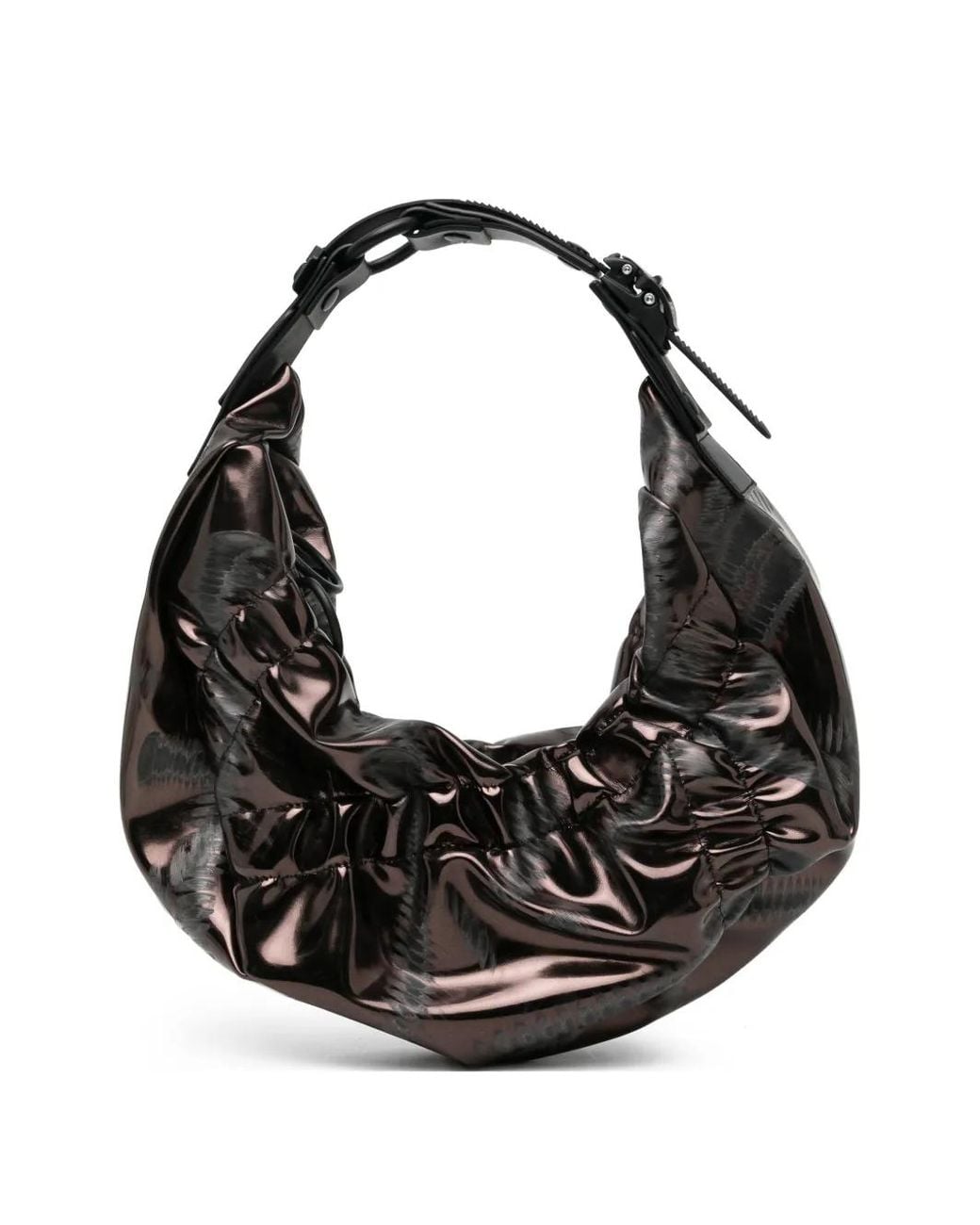 Innerraum Black Hm2 Cruch Half Moon Bag