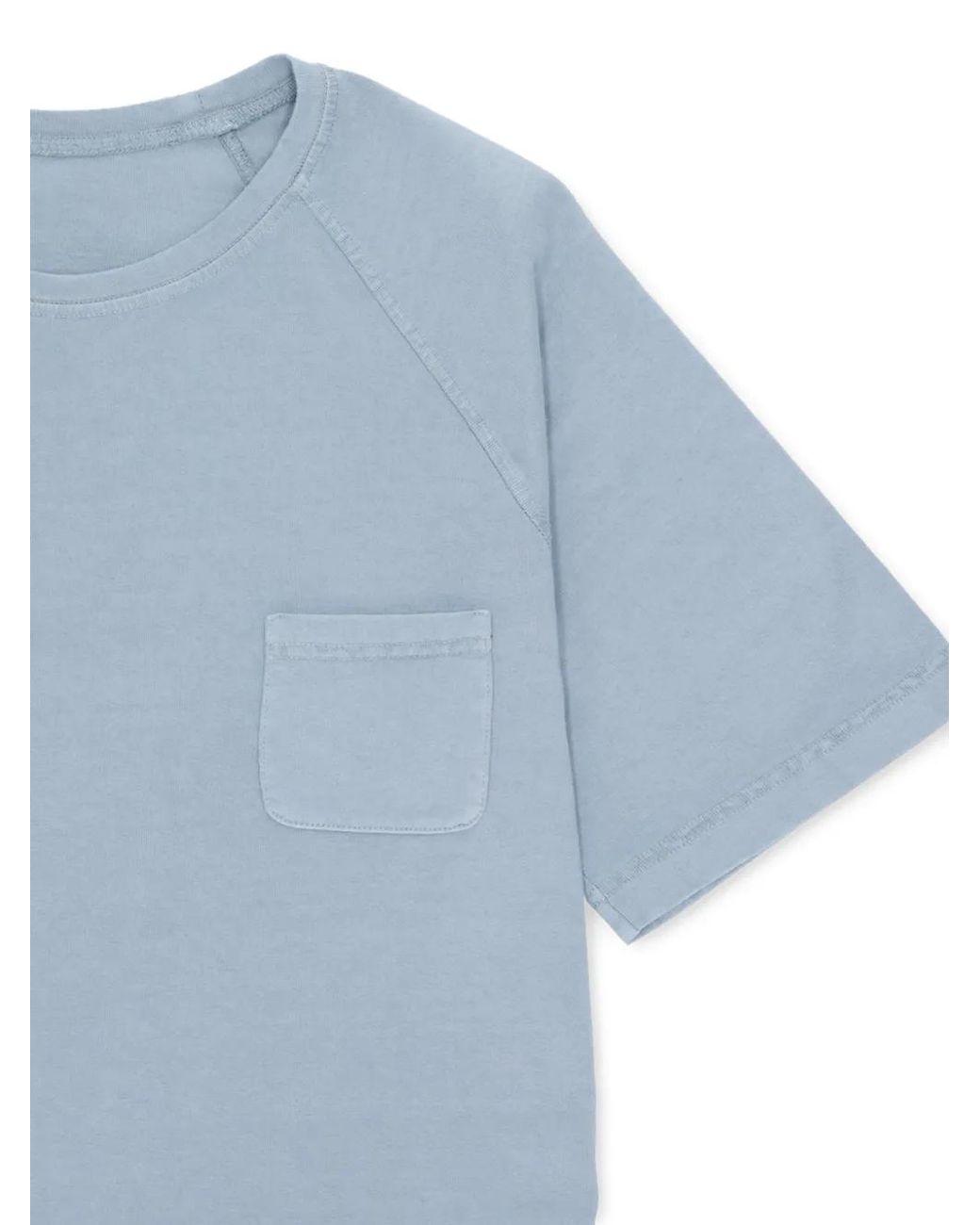 Fortela Blue T-Shirt À Poche Raglan for men