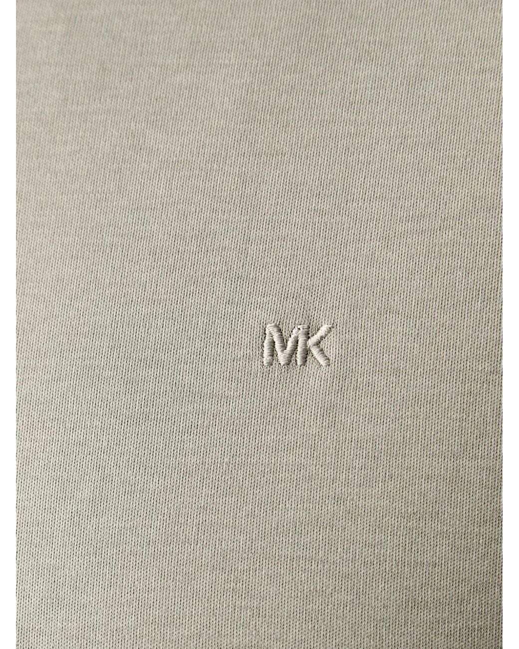 Michael Kors Green Embroidered-Logo Polo Shirt for men