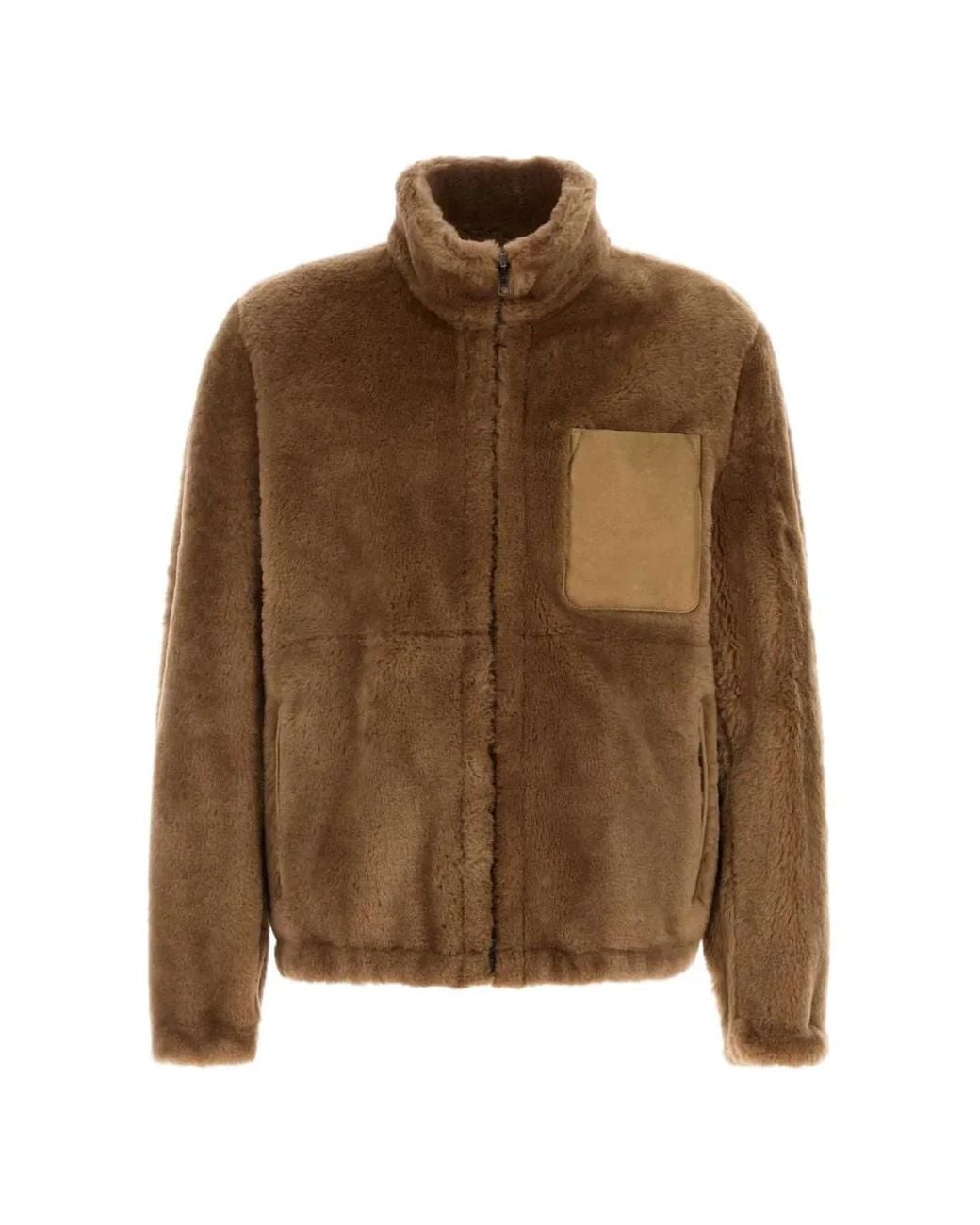 Salvatore Santoro Brown Reversible Shearling Jacket for men