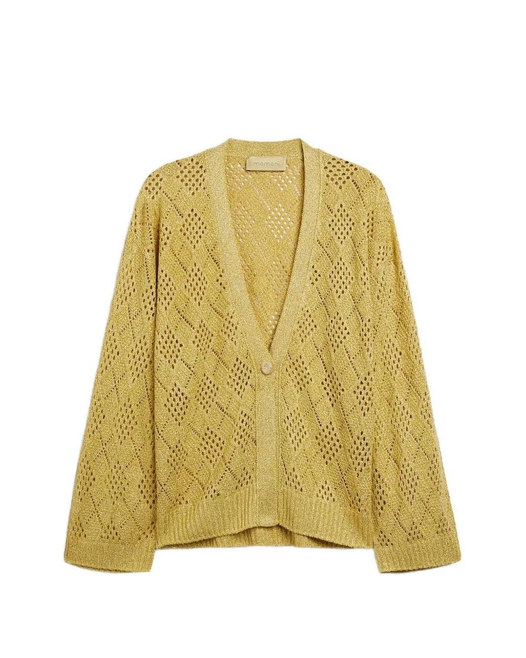 Momoní Yellow Lupinos Cardigan