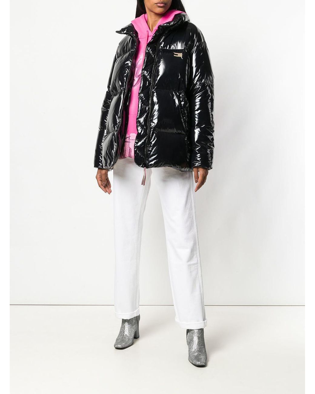 Tommy Hilfiger Tommy Icons Puffer Jacket in Black | Lyst Canada