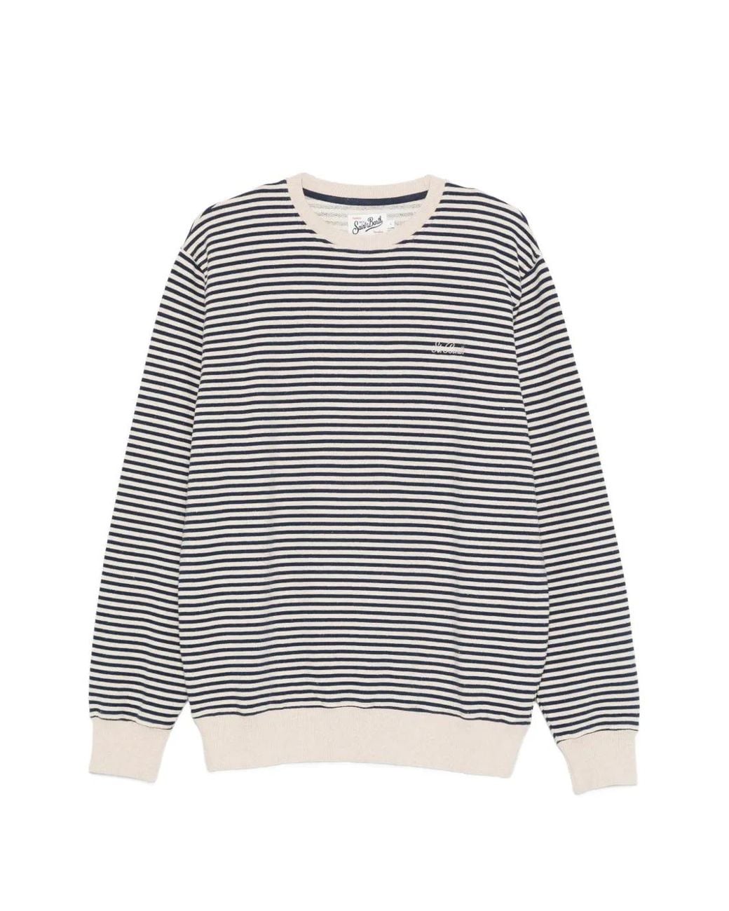 Sudadera Bordada Mc2 Saint Barth de hombre de color Gray