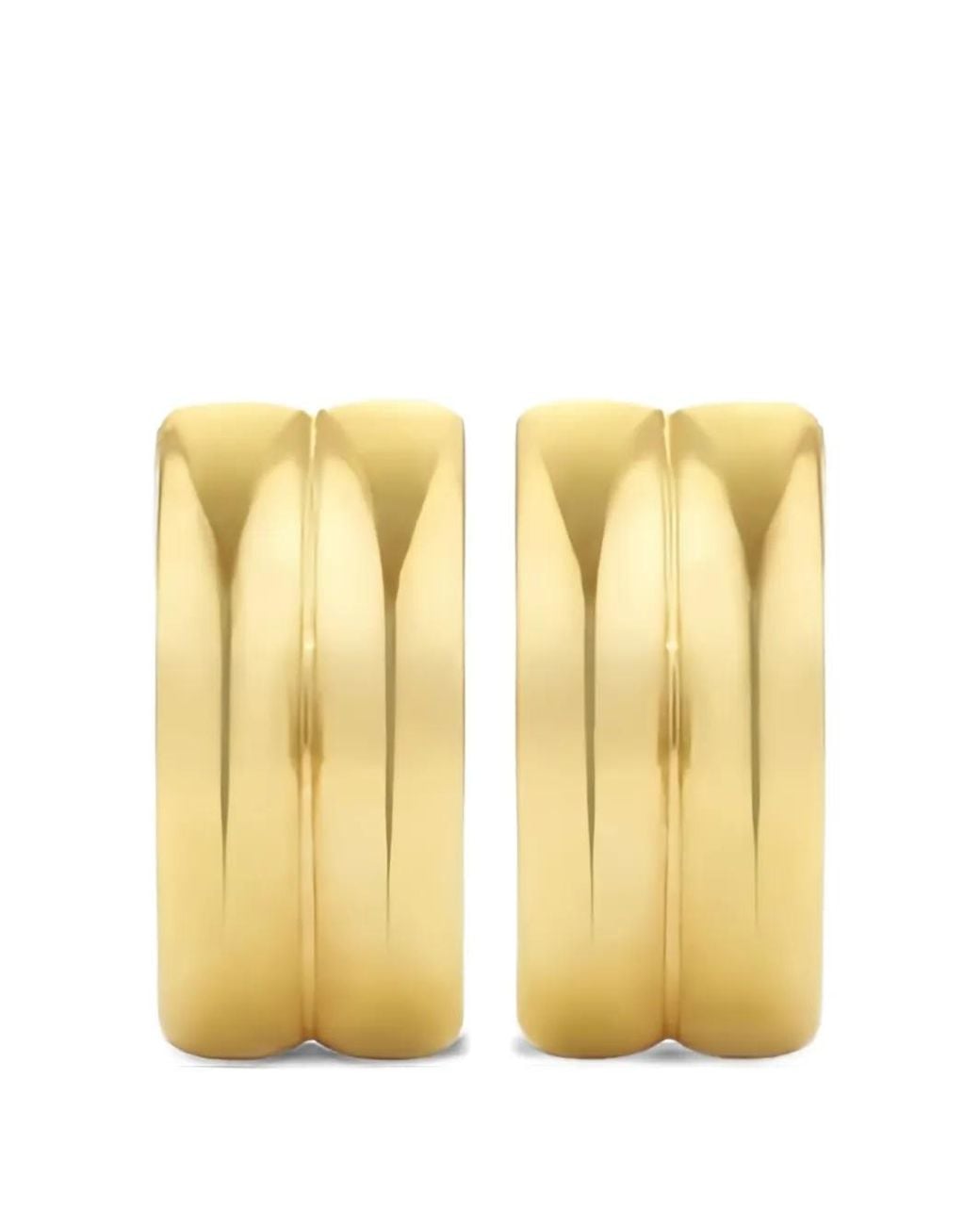 Dinny Hall Yellow Iceni Warrior Huggie Hoop Earrings
