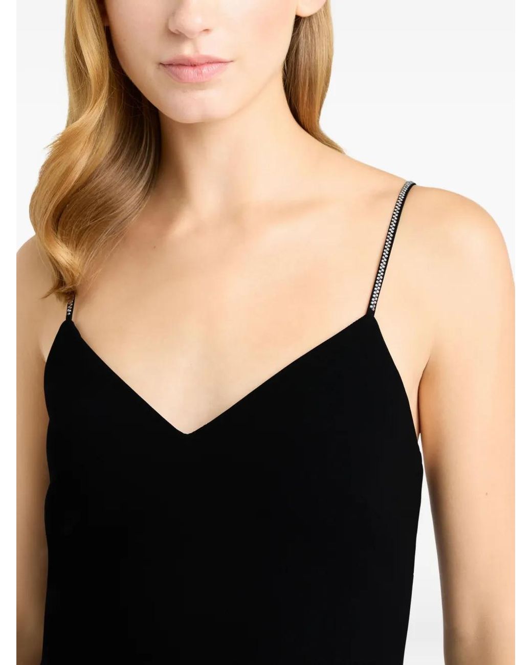 Cinq À Sept Black Corded Rhinestone Bow Rella Dress