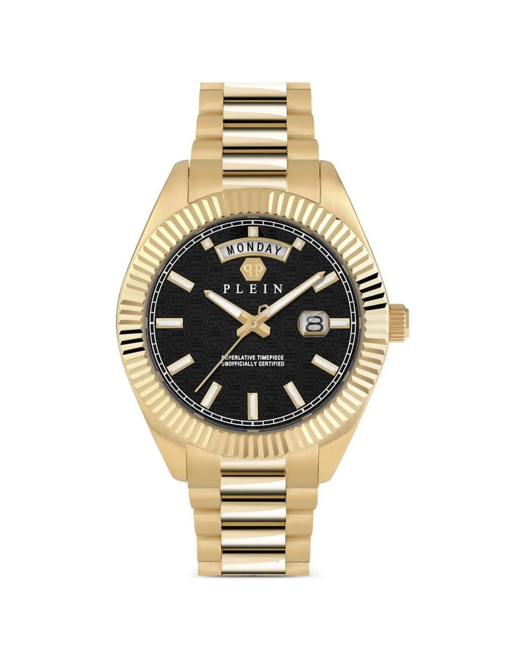 Philipp Plein Metallic Date Superlative 42Mm Watch for men