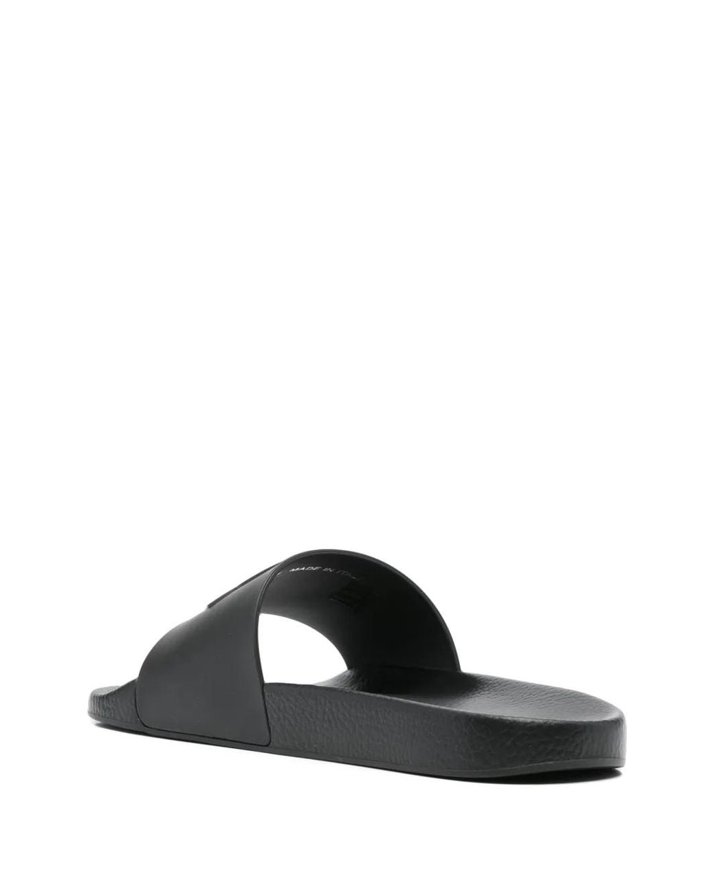 Moncler Black Basile Slides for men