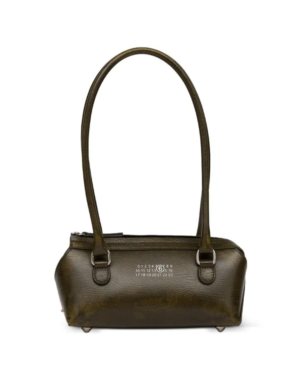 MM6 by Maison Margiela Green New Bauletto J Mini Bag