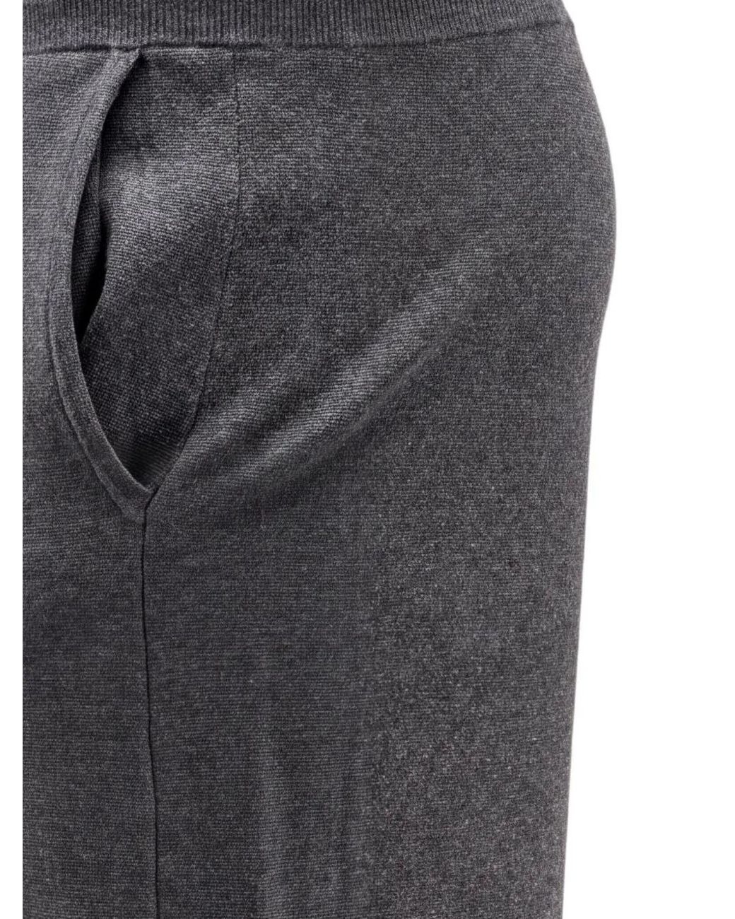 Hevò Gray Pantalon De Jogging À Lien De Resserrage for men