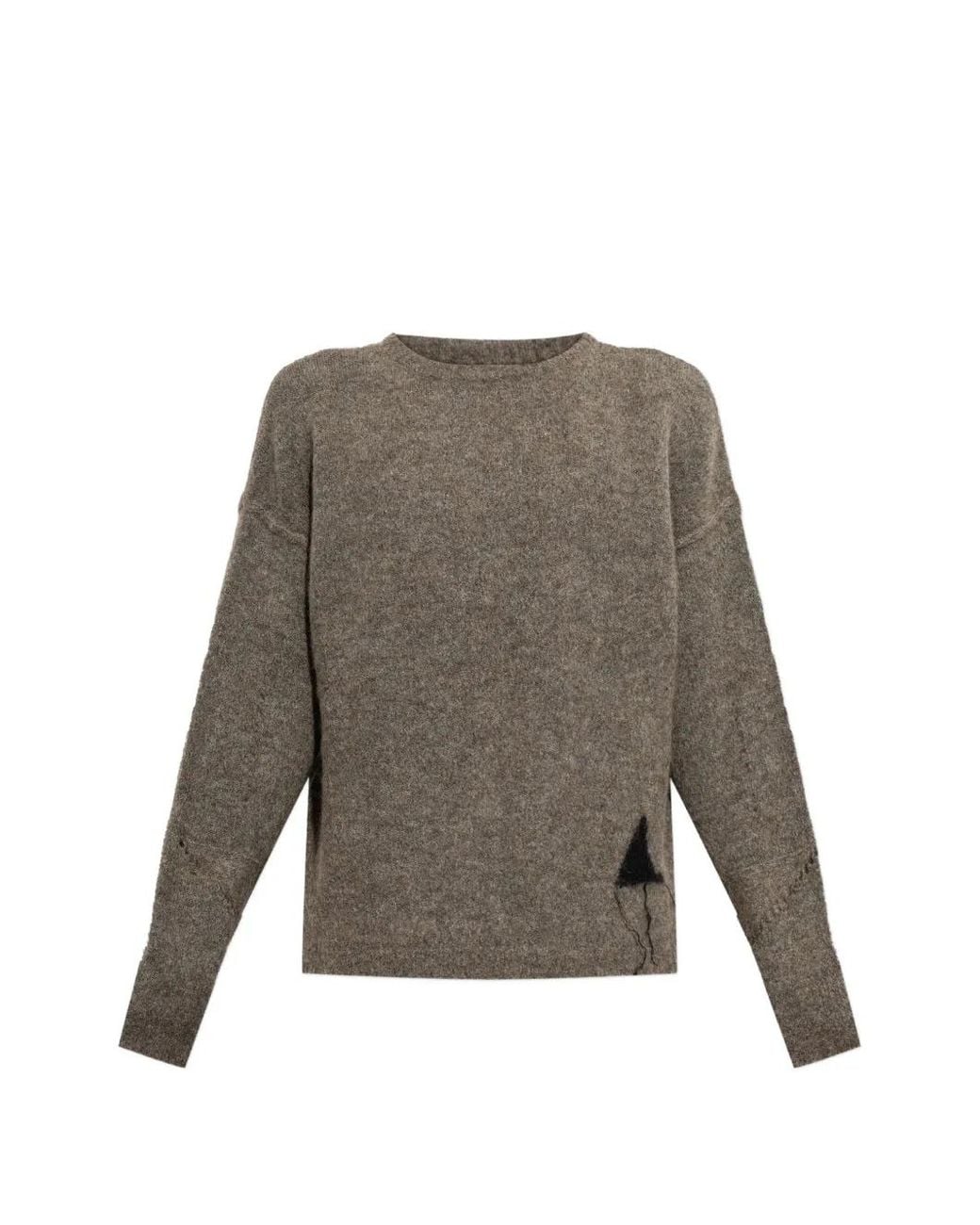 Roa Gray Logo-Detail Mohair-Blend Sweater for men