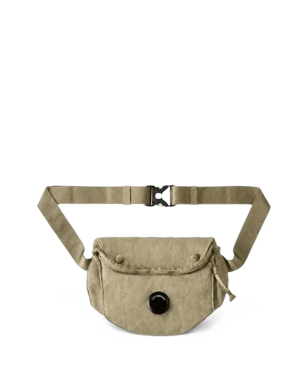 C P Company Natural Sac Porté Épaule Zippé En Nylon B Lens for men