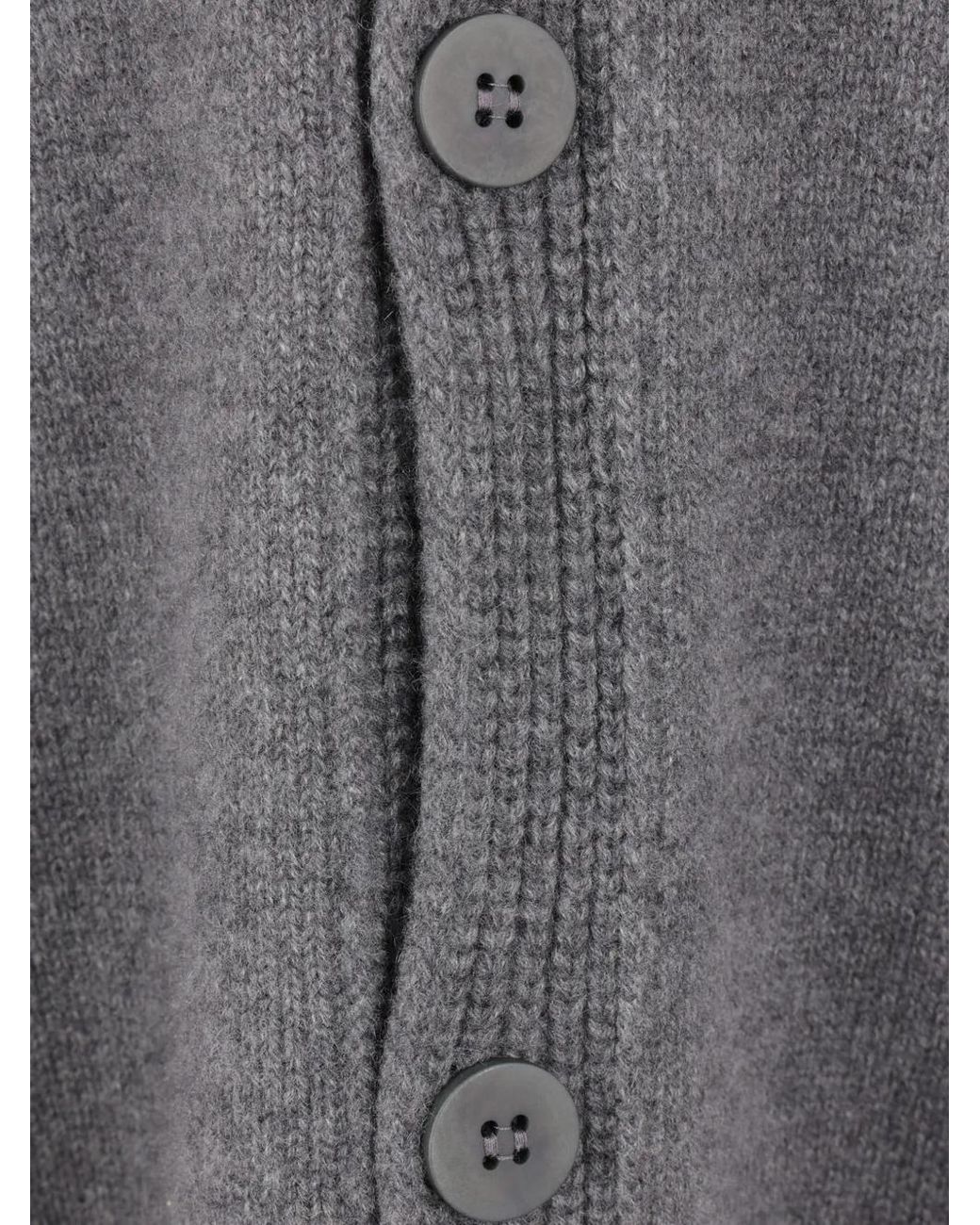 Sa Su Phi Gray Buttoned Tie Cardigan