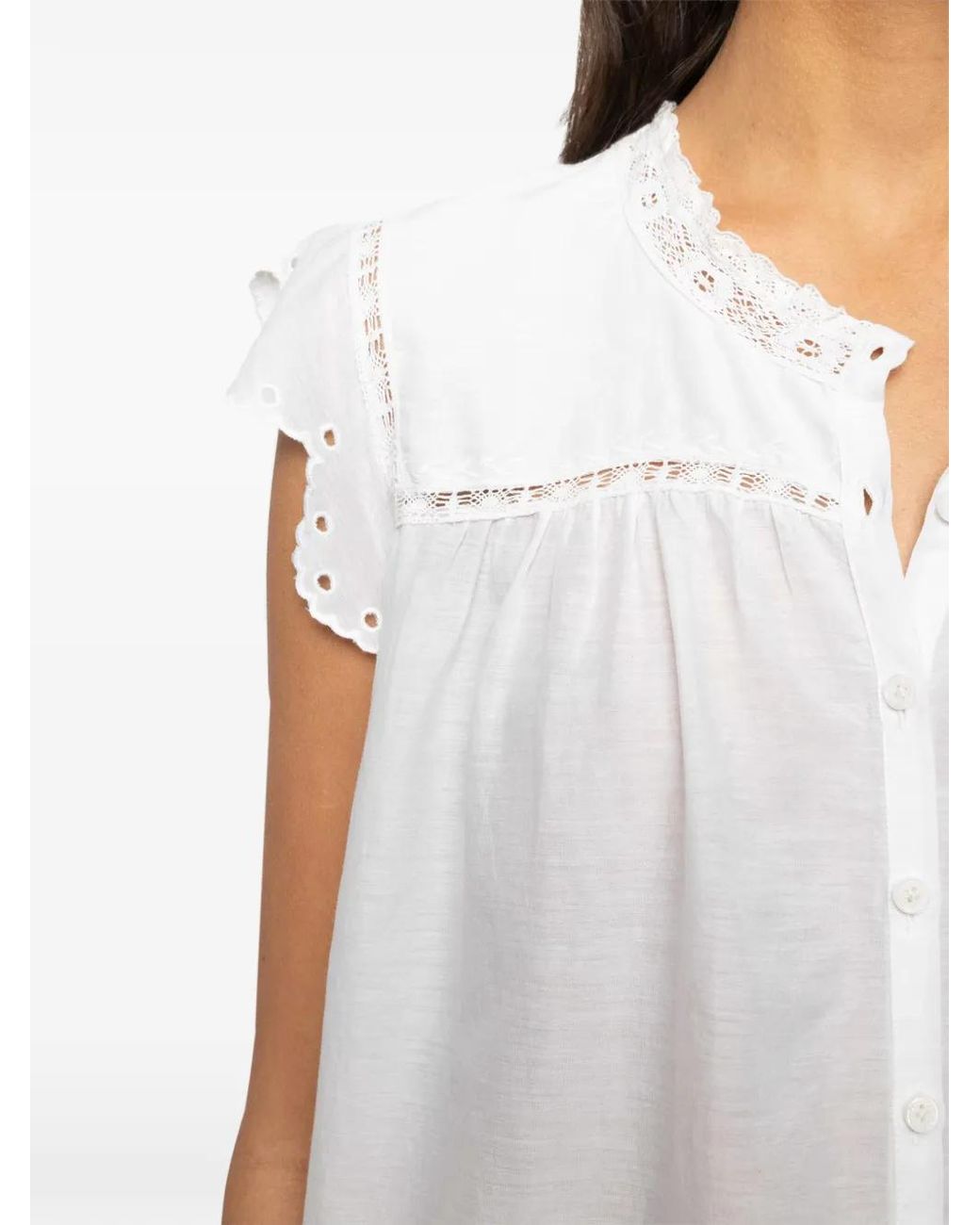 Zadig & Voltaire White Tika Top