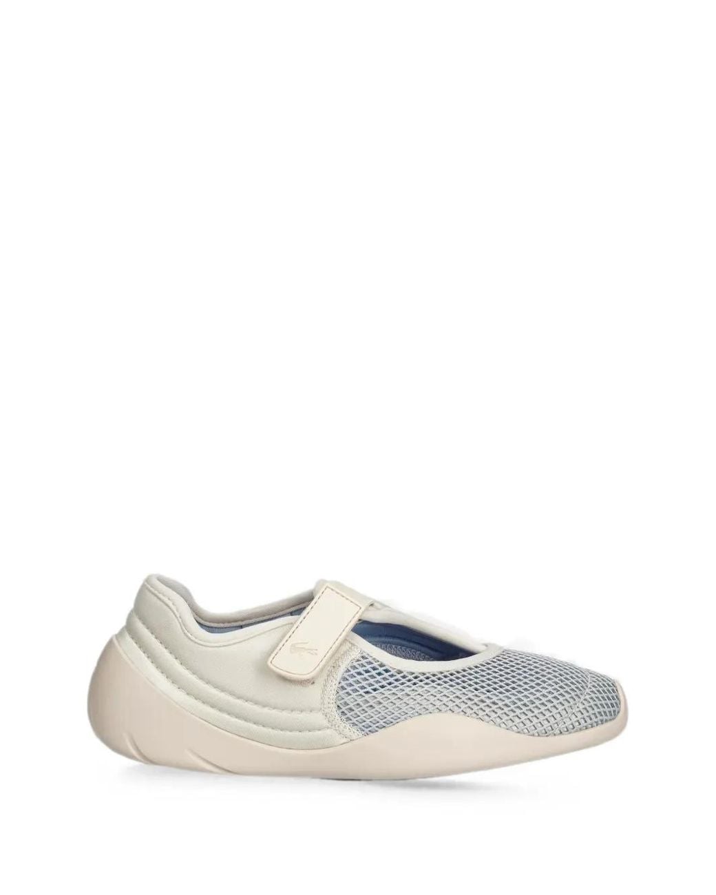 Lacoste White Baskets Basses Mystere À Attache Scratch