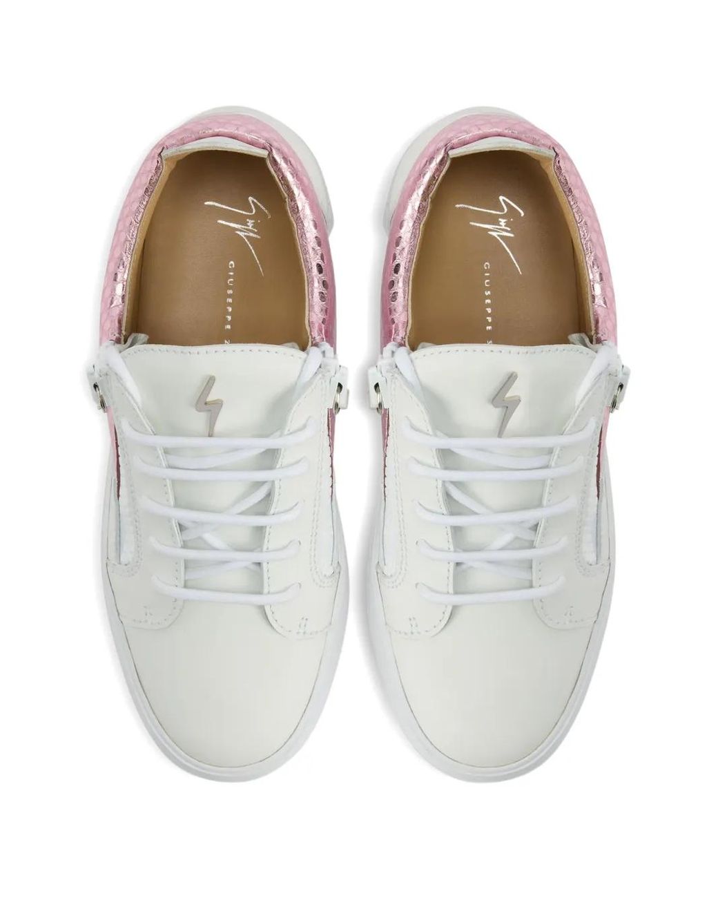 Giuseppe Zanotti White Gail Sneakers